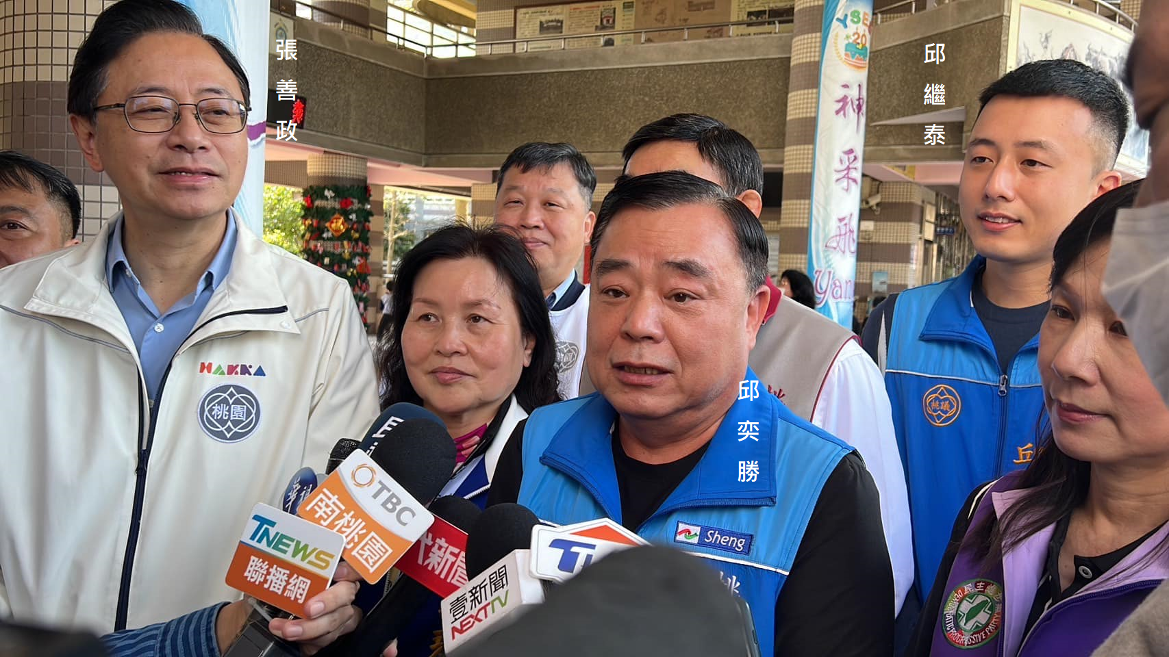 桃市議長邱奕勝的姪子邱繼泰才剛宣布選立委，就被爆出酒駕爭議，市長張善政認為，他已公開道歉，事情就到此為止。（翻攝自邱繼泰臉書）