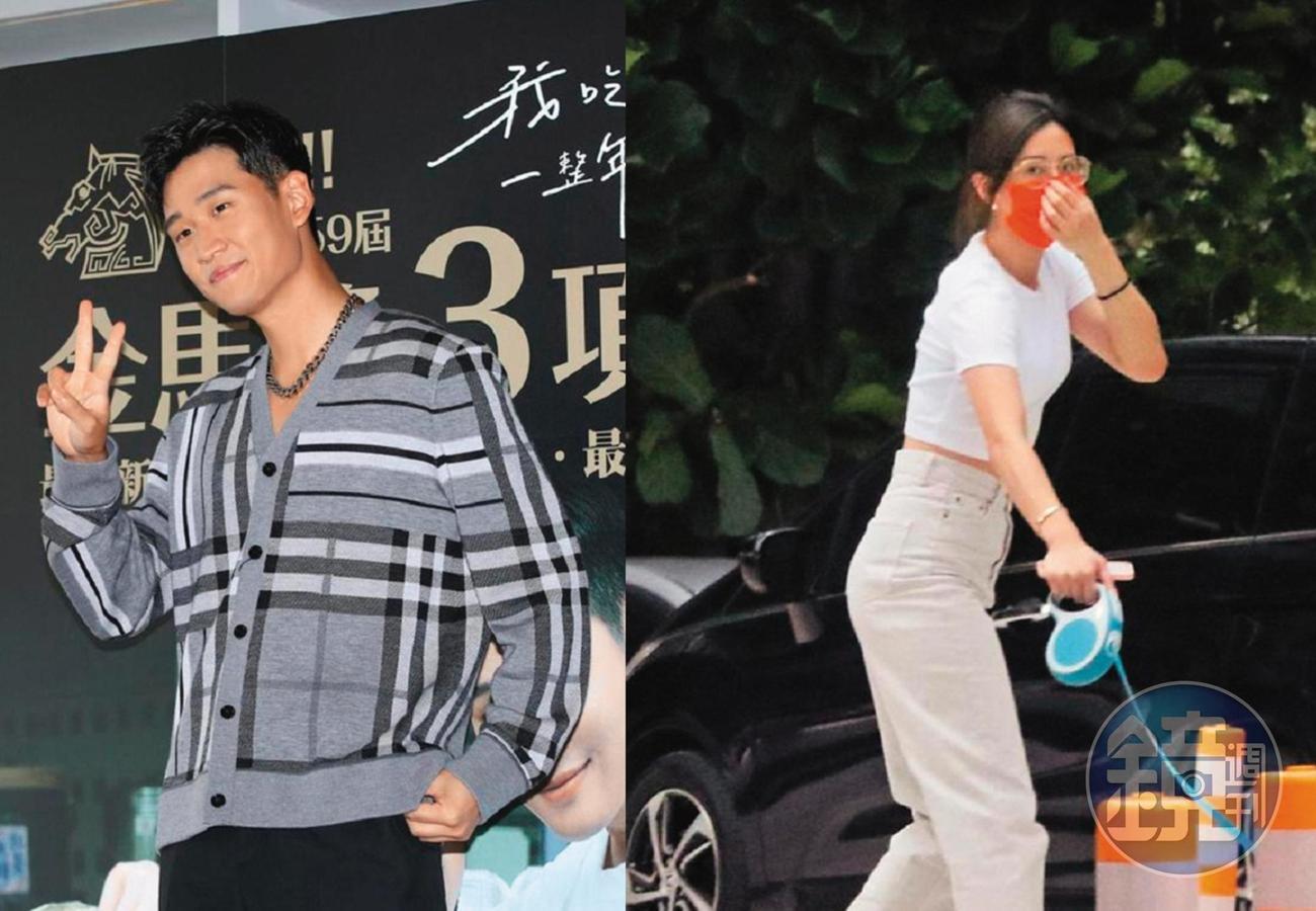 周興哲跟女友趙岱新已求婚成功，趙岱新也經常出入周家幫遛狗。（本刊資料照）