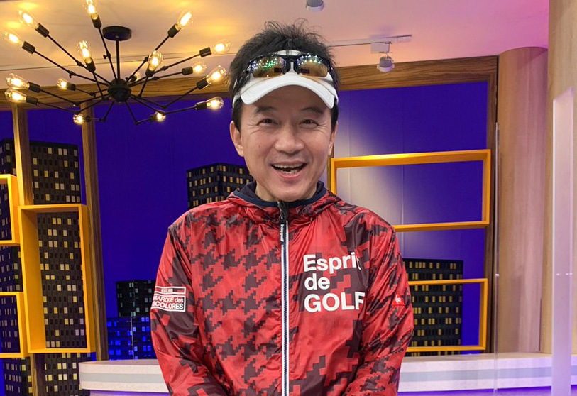 孫鵬上節目錄影分享夫妻相處之道。(衛視中文台提供)