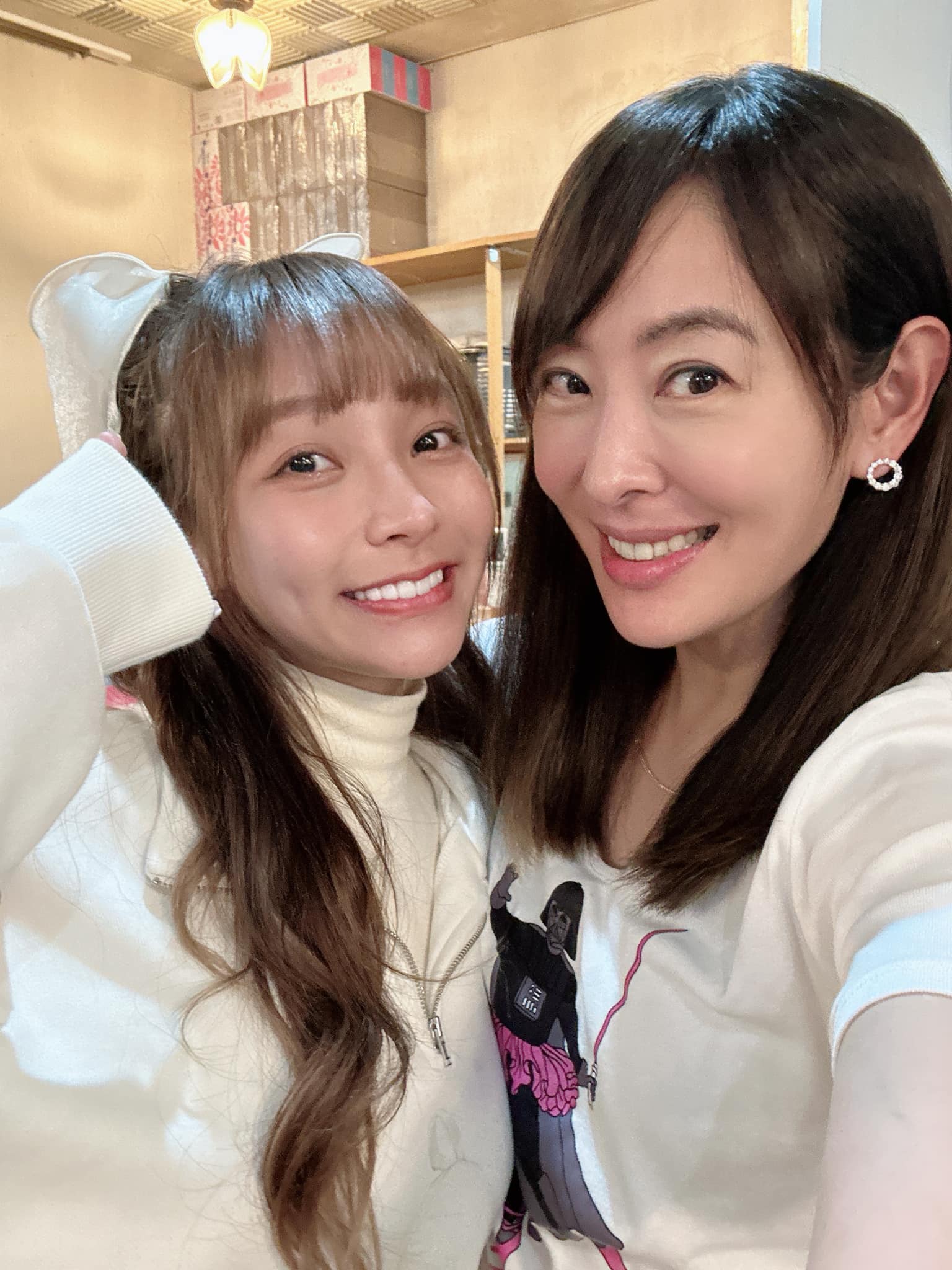 賈永婕與林襄自拍。(翻攝賈永婕臉書)