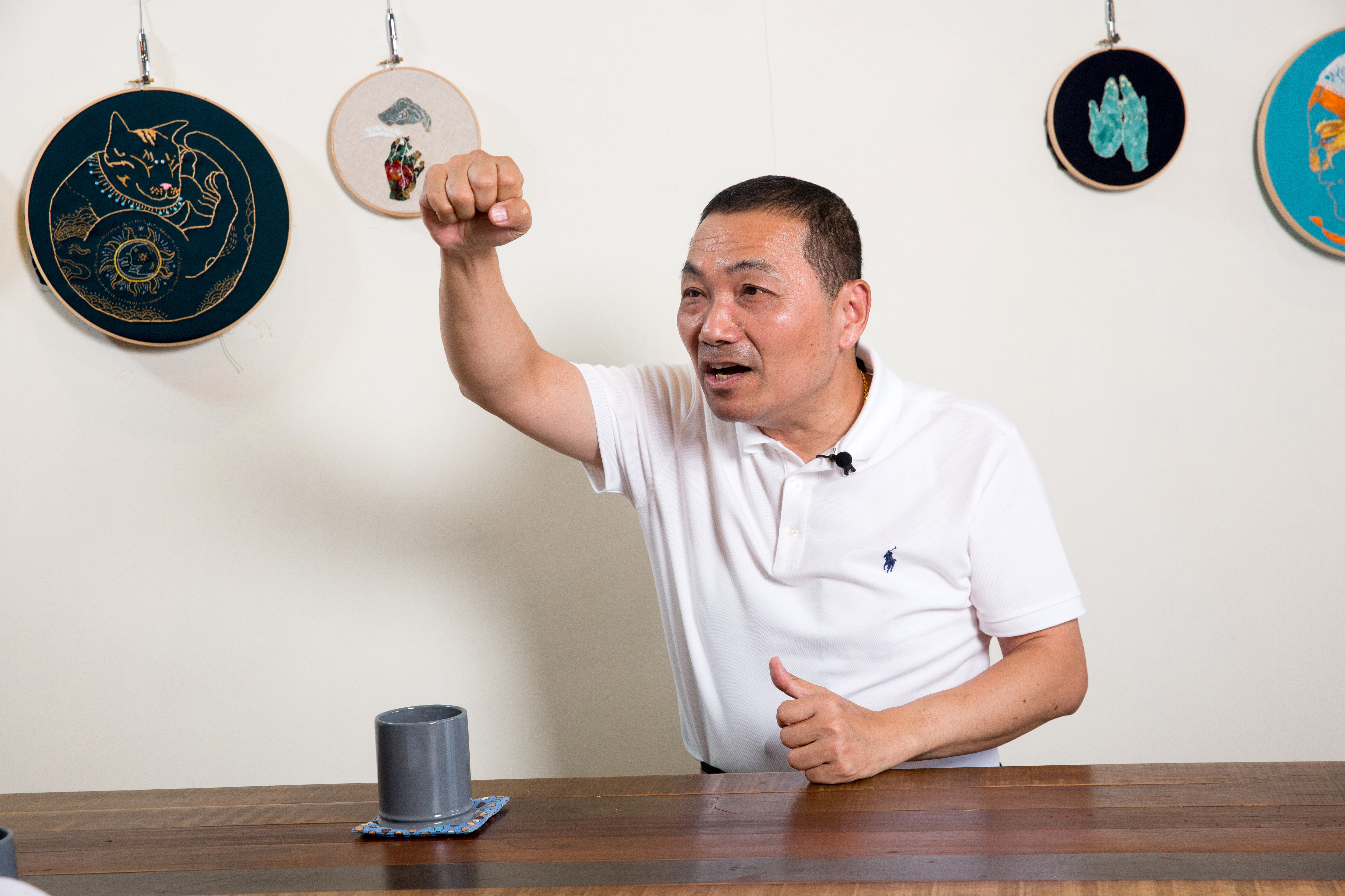 被問及有關總統大選的問題時，侯友宜均為正面予以回應。（本刊資料照）