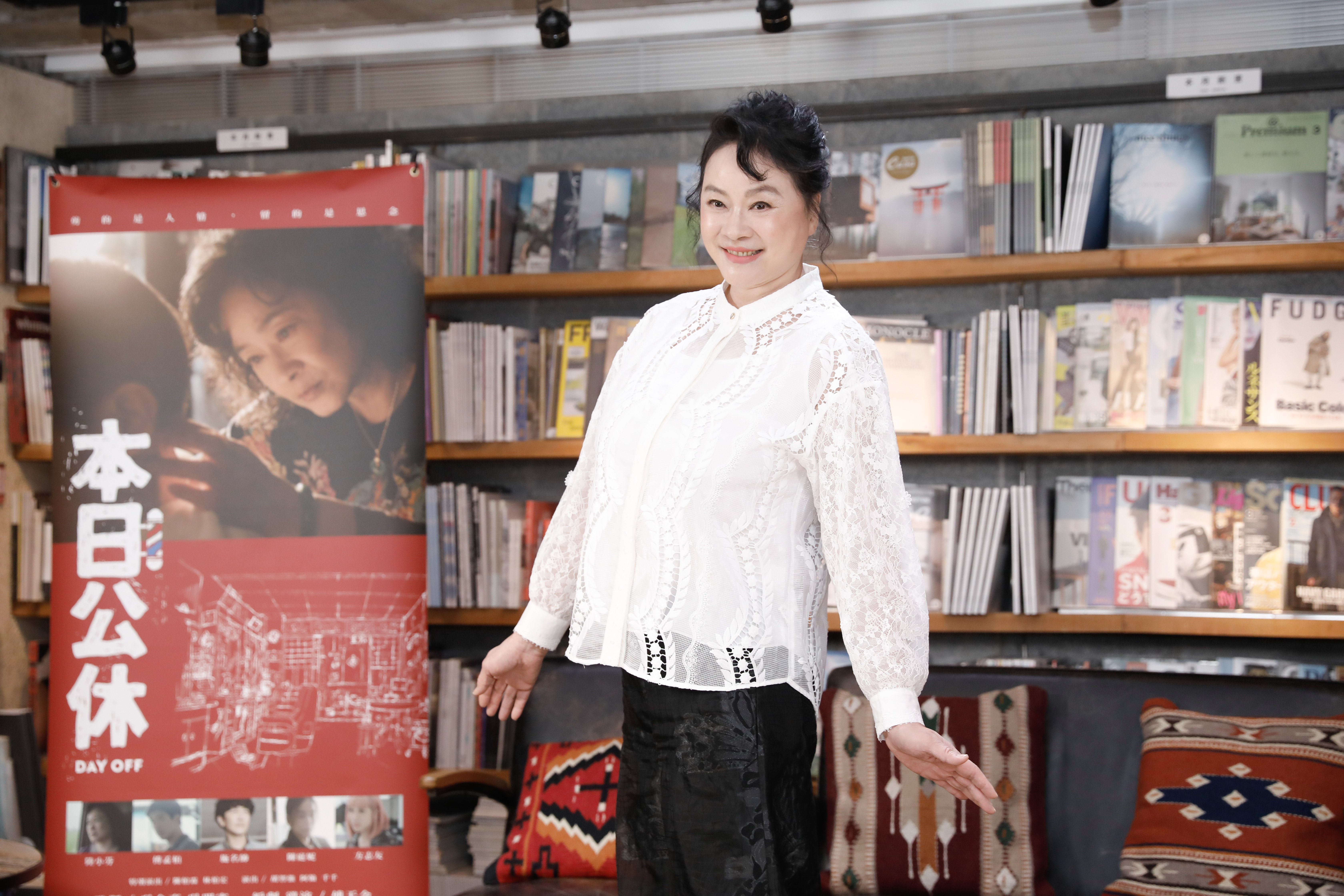 陸小芬淡出影壇20多年，今年帶著新作《本日公休》回歸大銀幕。