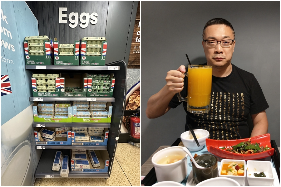 朱學恒發文指出，網友回報英國鄉下蛋價最便宜10顆新台幣66元，平均一顆6.6元。（翻攝自朱學恒的阿宅萬事通事務所臉書）