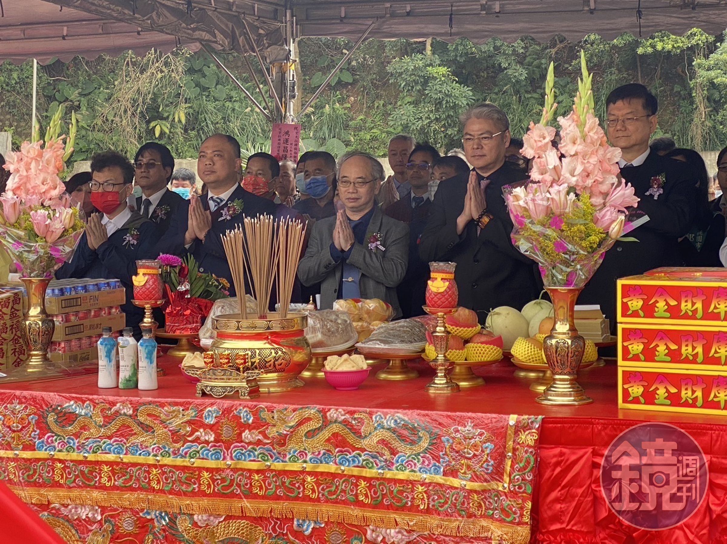 宏大拉鍊舉行新廠動土典禮，董事長鍾富瑋表示，預計明年第二季前即可投入生產。（宏大拉鍊提供）
