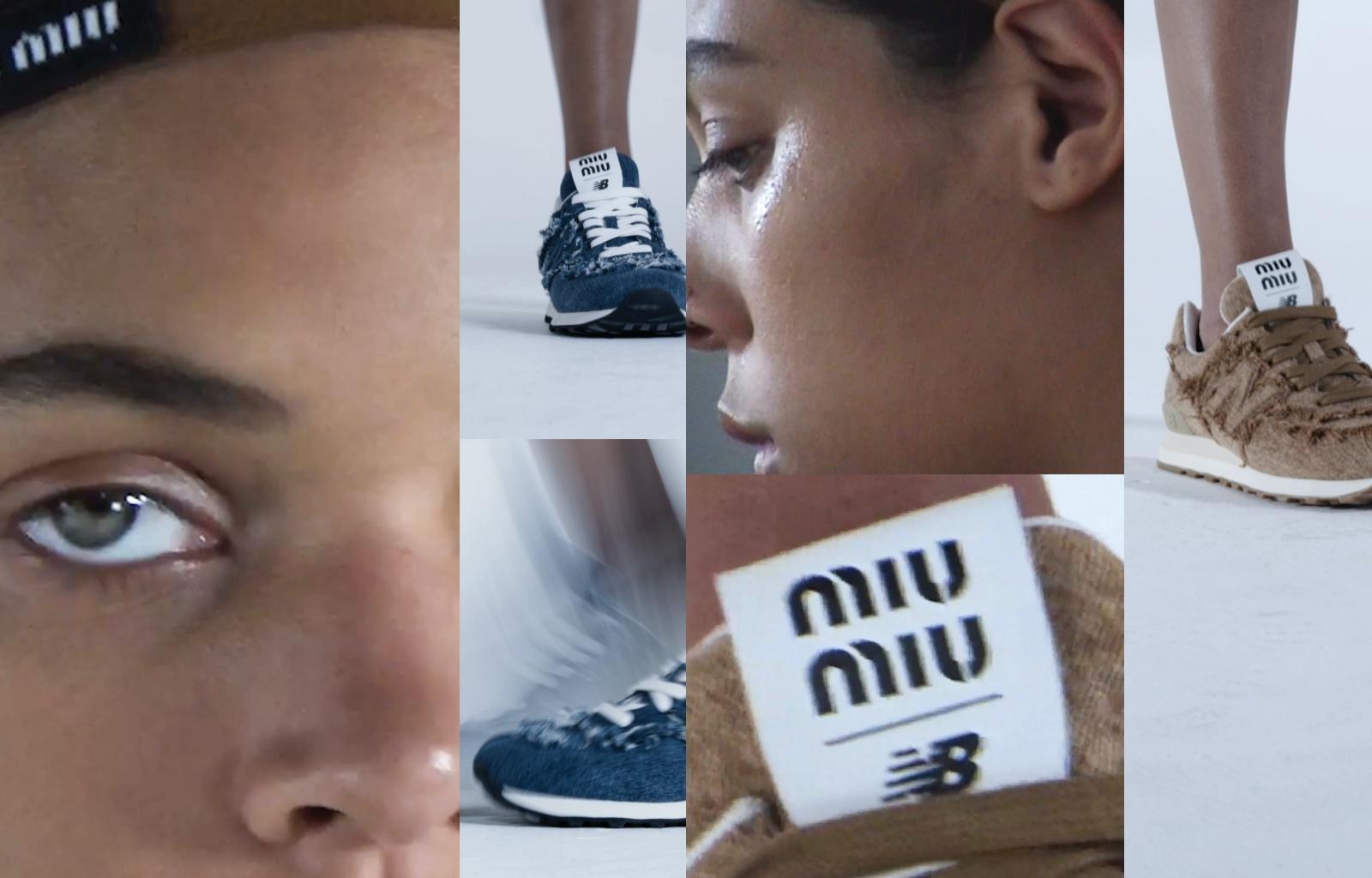 New Balance x MIU MIU聯名系列鞋款將於本月底推出。(MIU MIU提供)