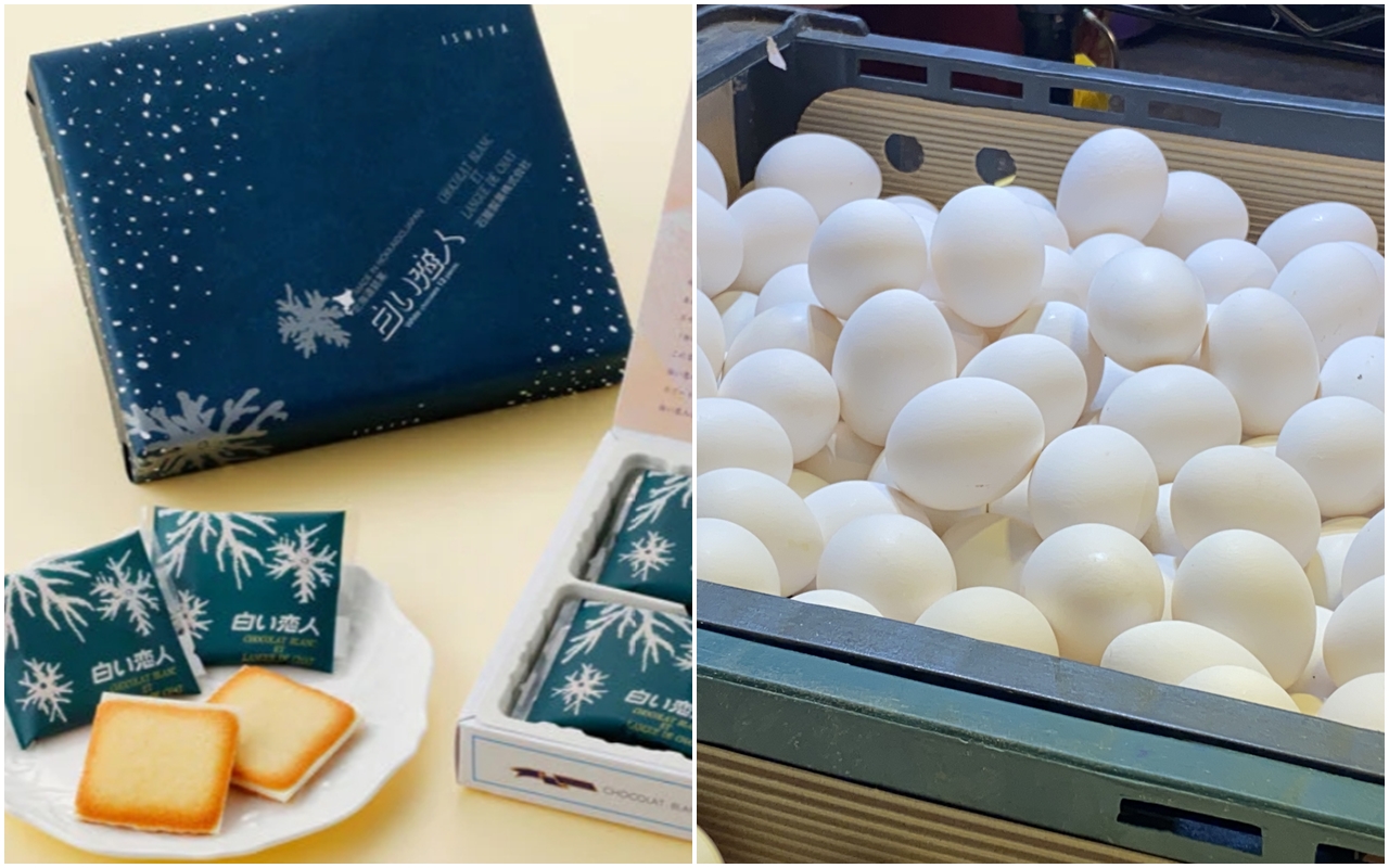 台灣民生缺蛋問題近日再次浮上檯面，謝金河分析表示，「這段時間，全球恐怕都要面對蛋蛋危機」。（翻攝自北海道戀人官網／本刊資料照）