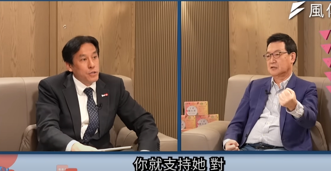 倘若黨內初選輸給徐巧芯，費鴻泰稱「就會支持她」。（翻攝自風傳媒YouTube）