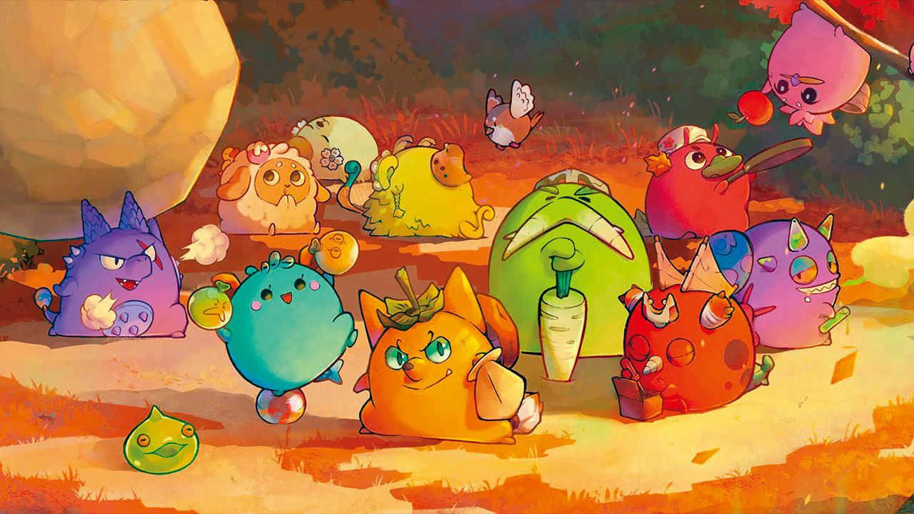 《Axie Infinity》曾帶起「邊玩邊賺」的風潮,活躍玩家一度超過200萬;但去年爆出駭客攻擊事件後,造成玩家流失。(翻攝自Axie Infinity)