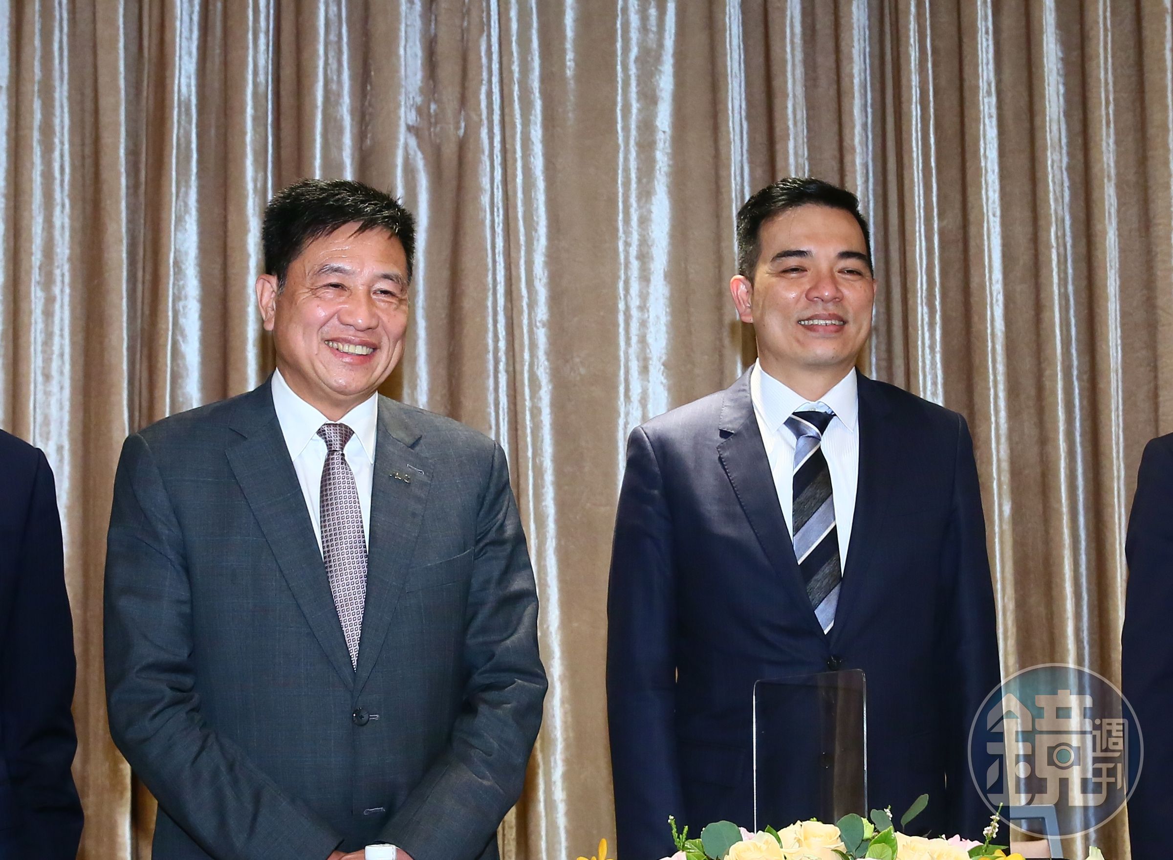 友達高管異動,董事長彭双浪(左)兼任策略長,總經理柯富仁(右)兼任執行長。