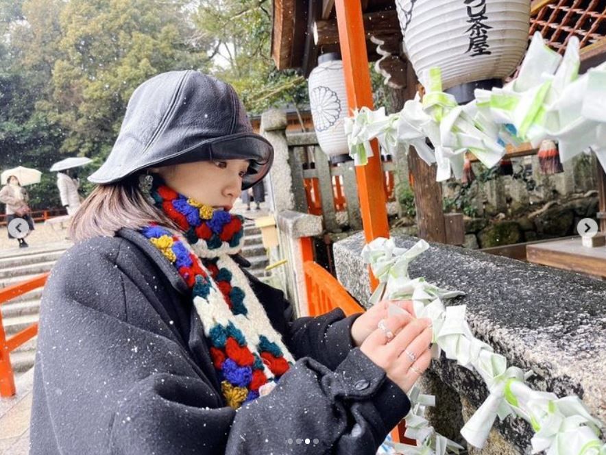 王淨之前對外受訪表示，跟曹佑寧在一起的時間還不長，希望大家可以給予空間。（翻攝IG）