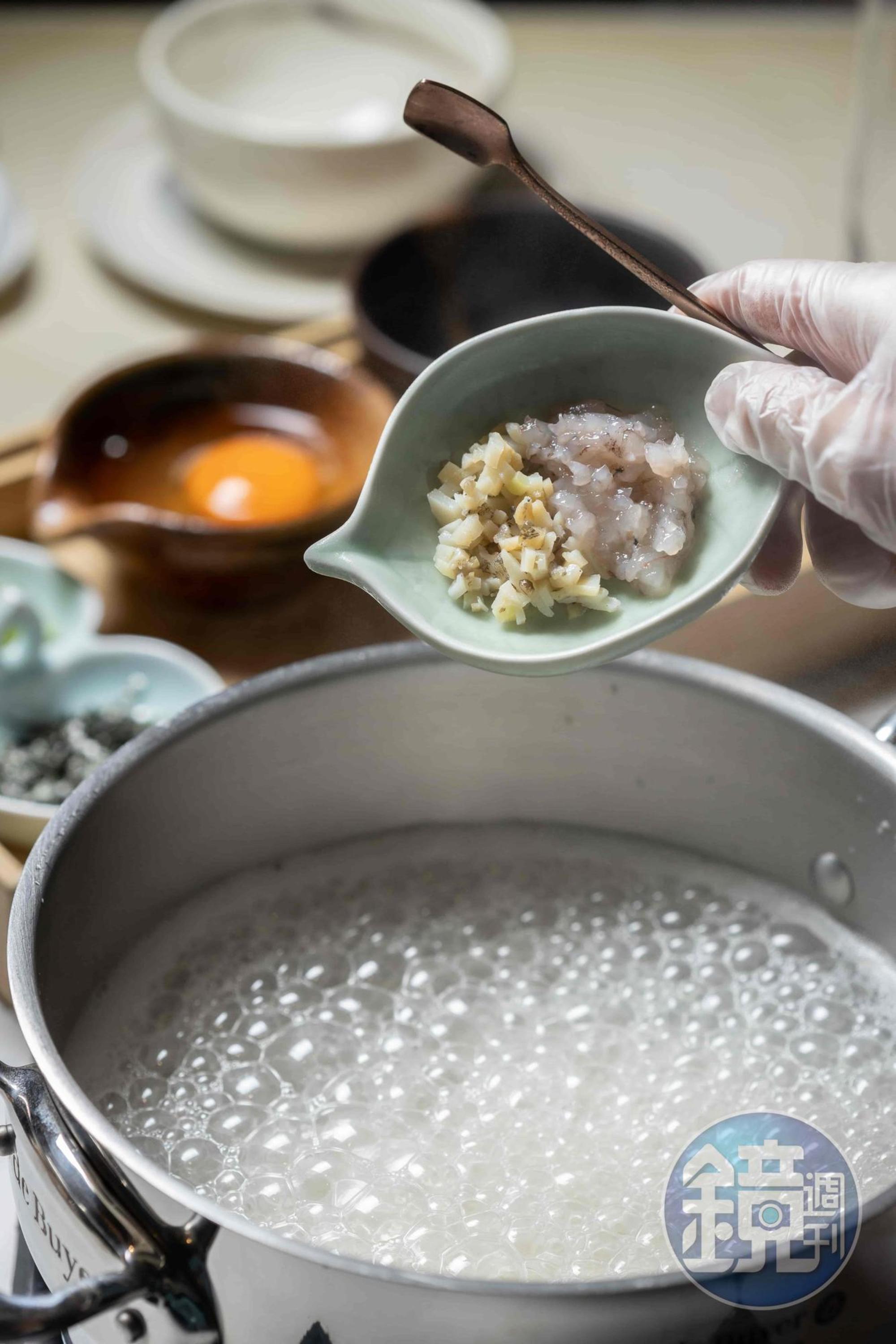 套餐包含桌邊現煮雜炊，將所有鮮味集大成於一鍋！