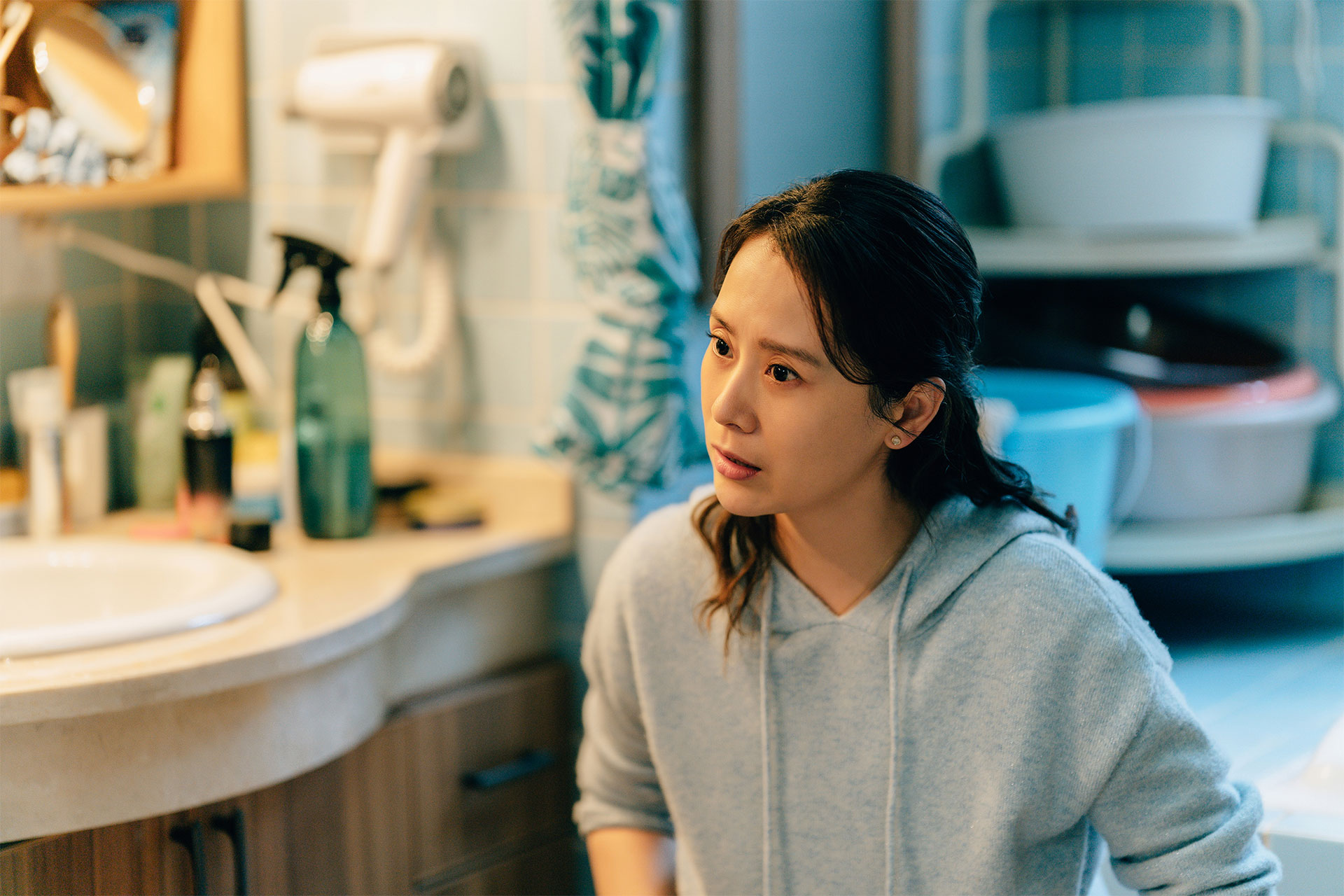 海清《心居》飾演「最慘媳婦」馮曉琴。（中天娛樂台提供）