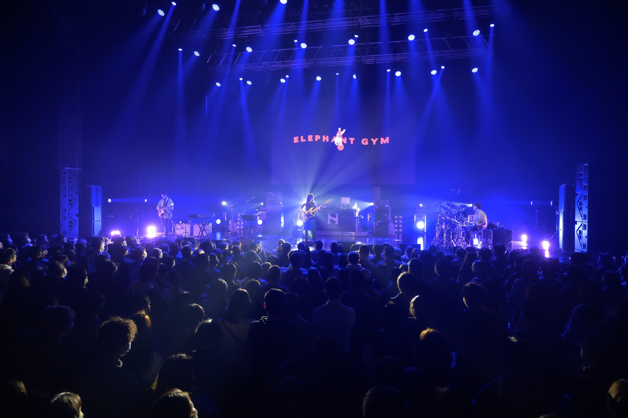 大象體操打頭陣登台表演。（Zepp New Taipei＆大鴻藝術提供）