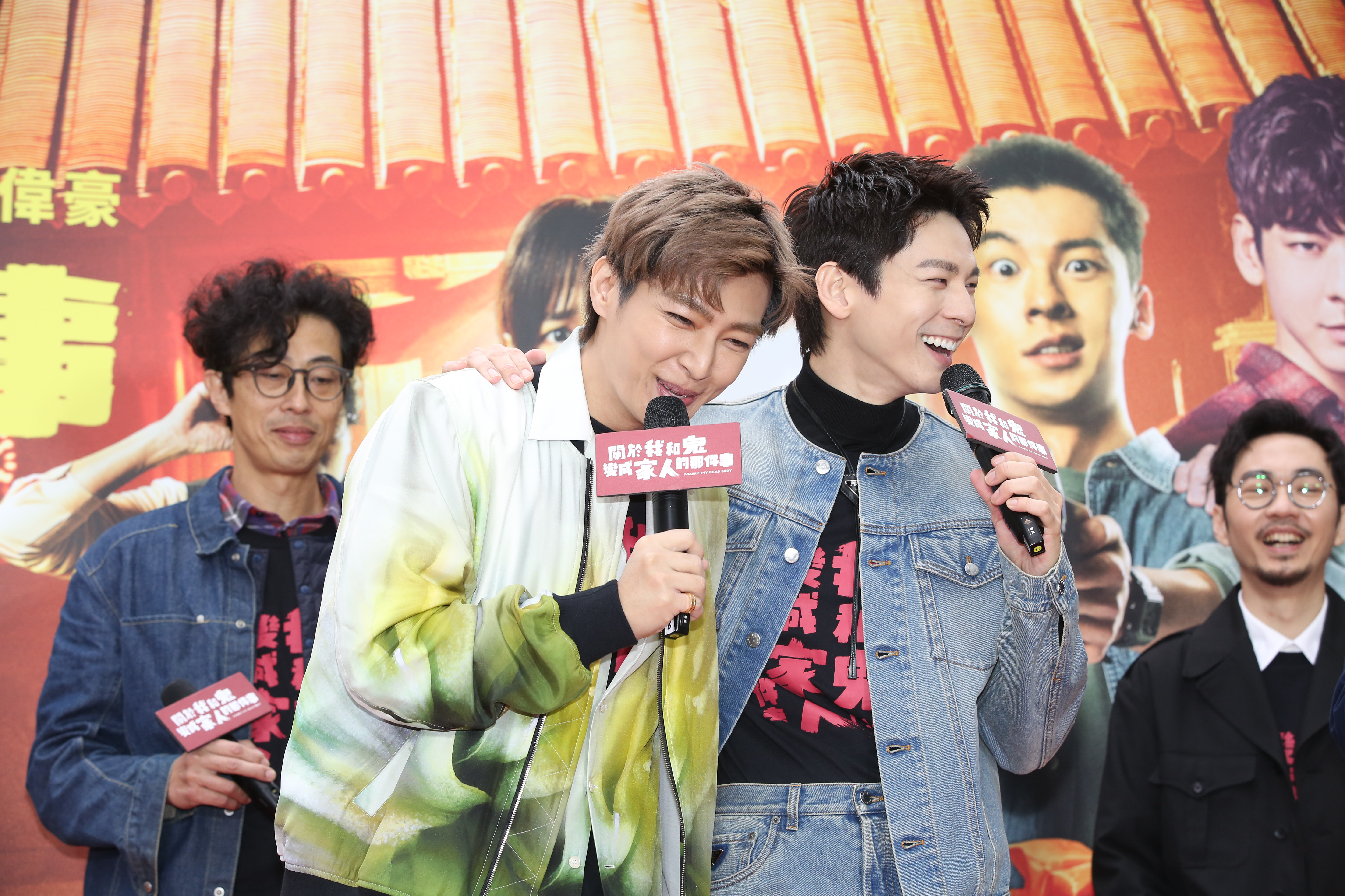 林柏宏與炎亞綸片中飾演分手的情侶，兩人第一天碰面就為戲拍了不少親熱照。