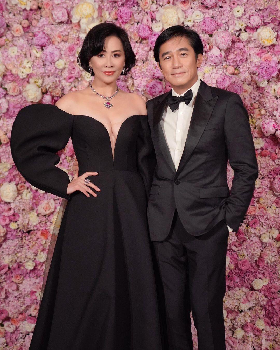 劉嘉玲、梁朝偉在一起數十年,演藝工作繁忙,選擇放棄當父母。(翻攝自梁朝偉IG)