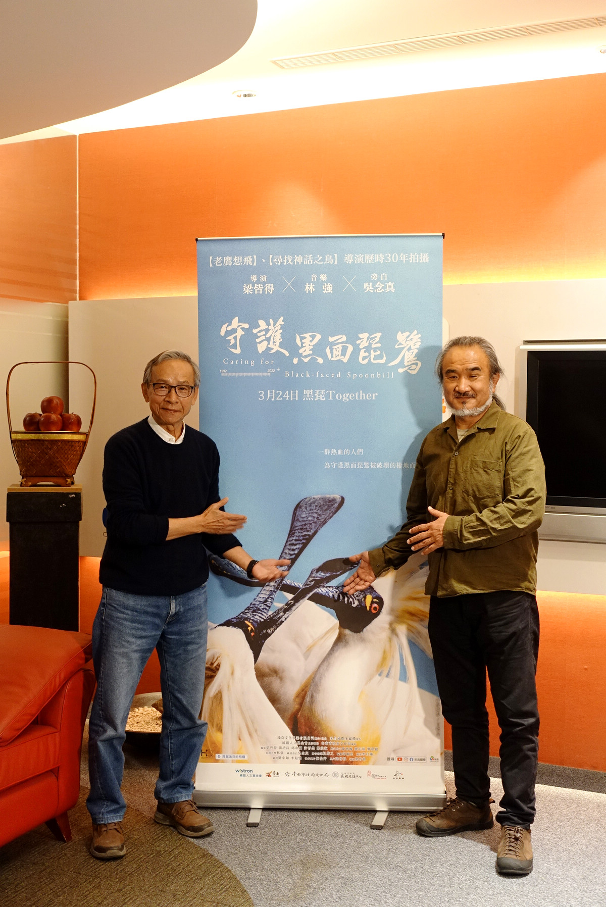 吳念真與該片導演梁皆得已是二度合作，默契甚佳。（采昌提供）