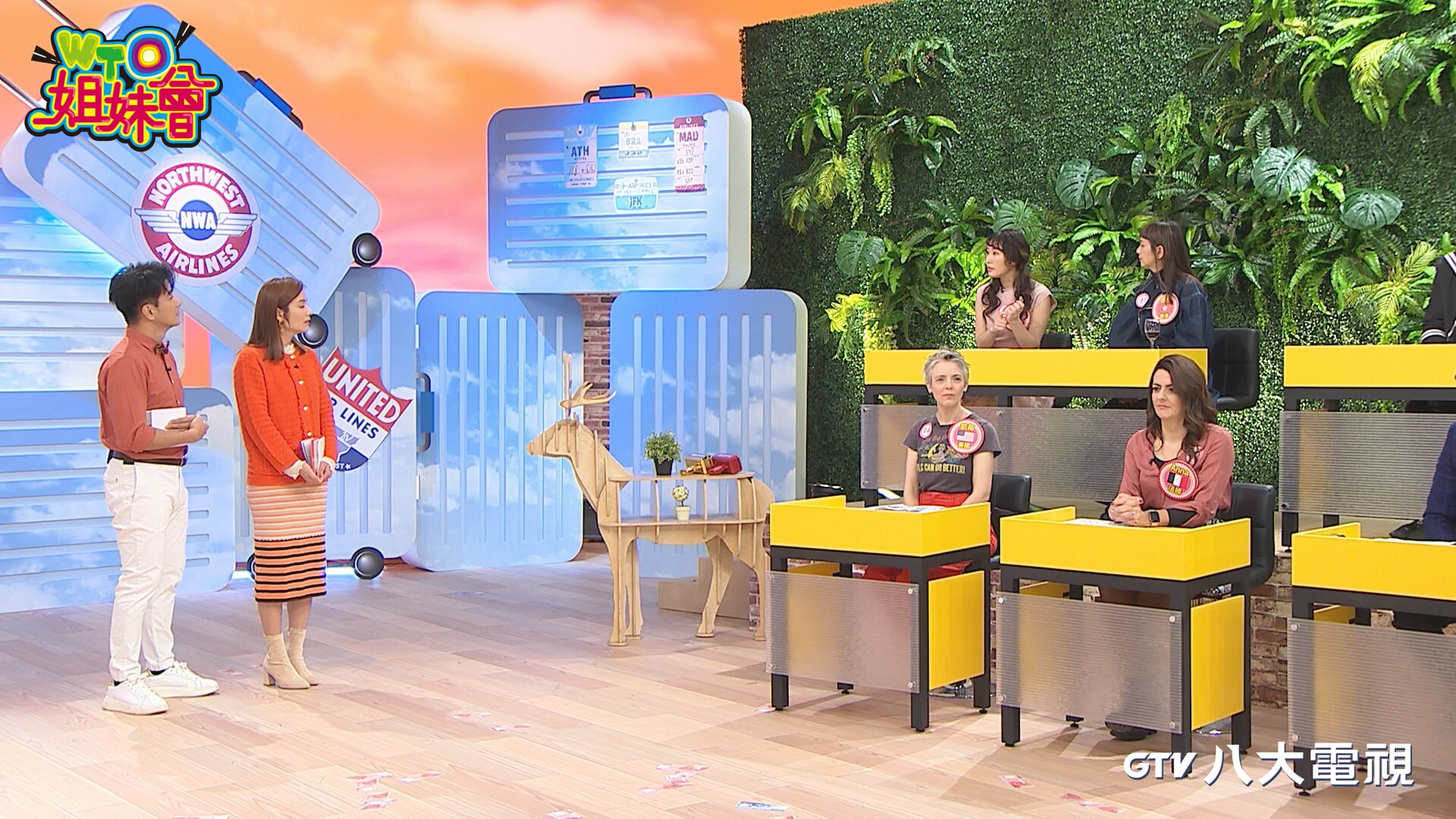 《WTO姐妹會》請新住民分享各國好康政策福利。（八大）