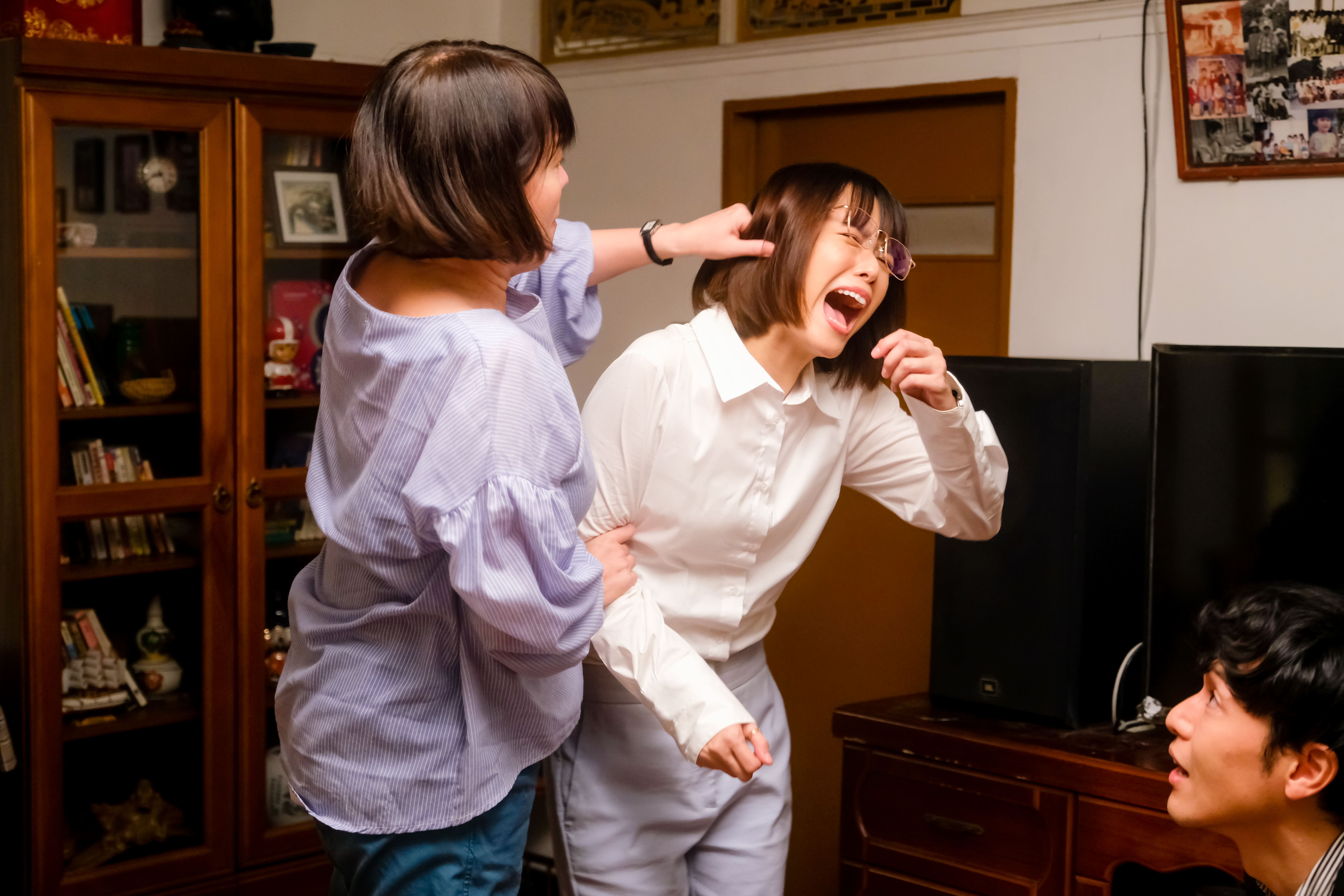 在《再見之後》中方語昕未婚懷孕，媽媽苗可麗抓狂大罵！（華視提供）