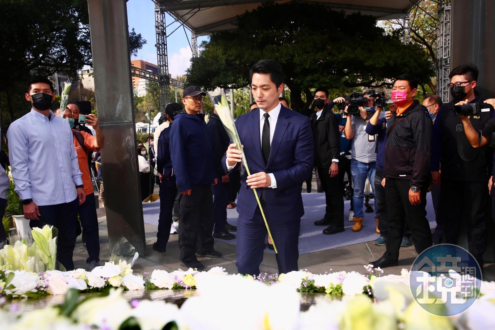 台北市長蔣萬安昨（28日）以市長身分，對76年前大稻埕天馬茶房緝菸事件道歉。