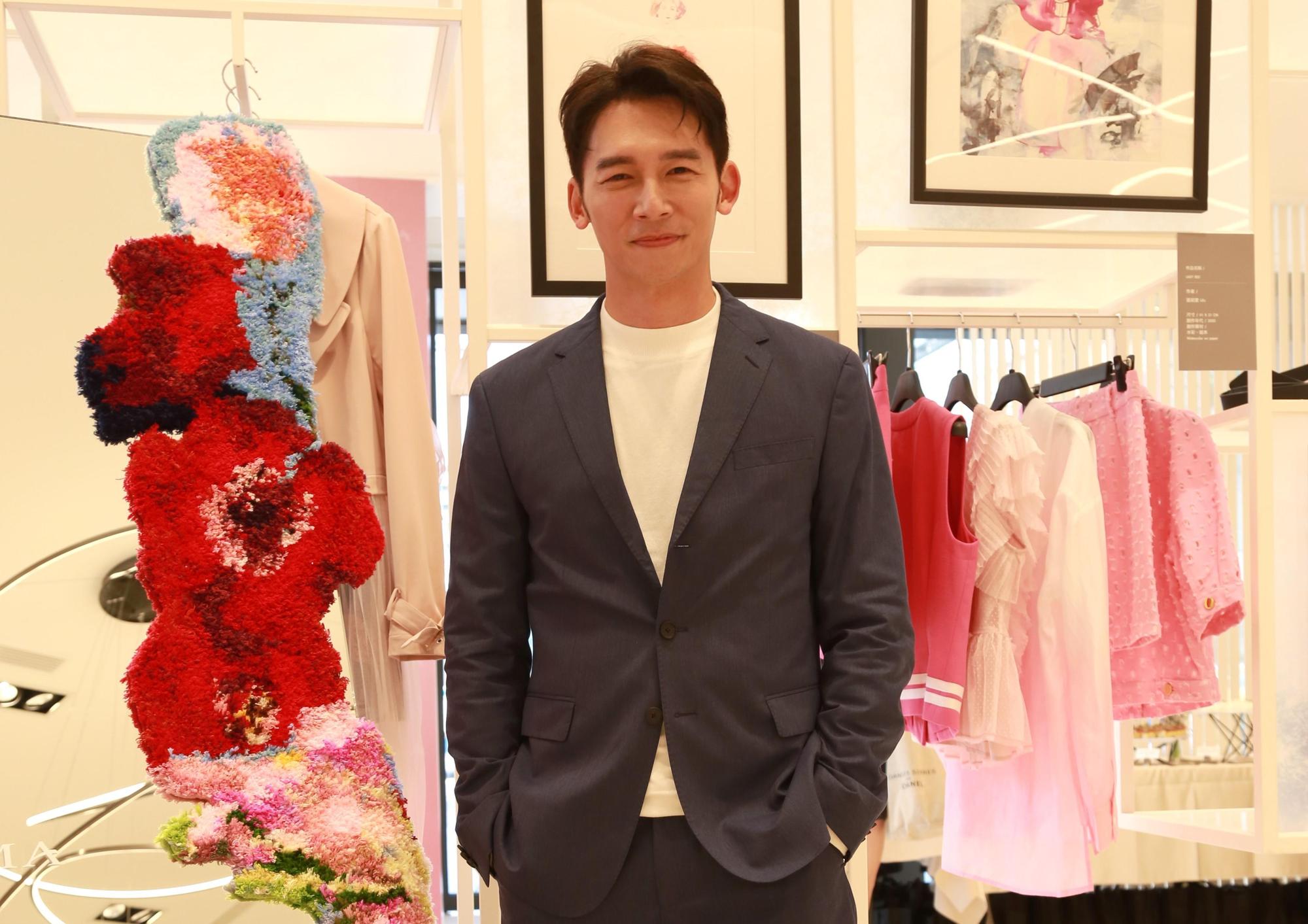 溫昇豪今出席服裝品牌旗艦店活動。(MOMA提供)