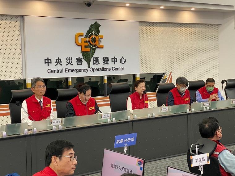 旱災中央災害應變中心成立，高雄3月8日起水情燈號調整為黃燈，夜間減壓供水。（水利署提供）