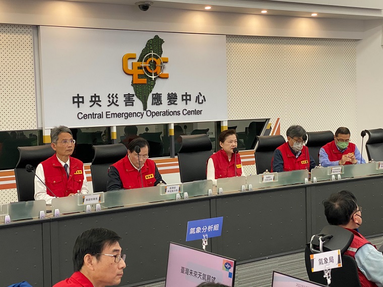 旱災中央災害應變中心成立，高雄3月8日起水情燈號調整為黃燈，夜間減壓供水。（水利署提供）