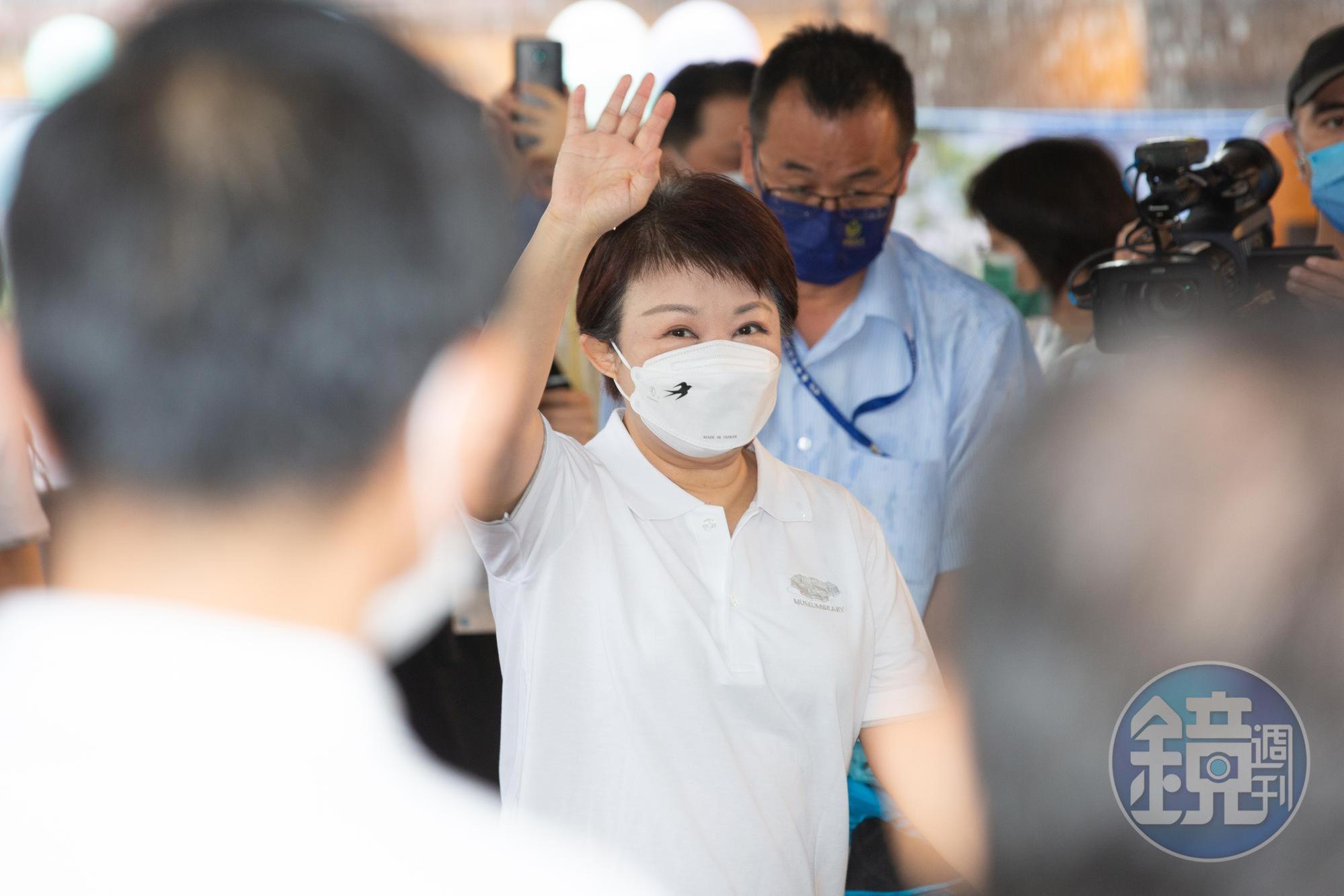 台中市長盧秀燕接受黃暐瀚專訪時表態,強調自己現在並沒有打算角逐2024副總統。(本刊資料照)