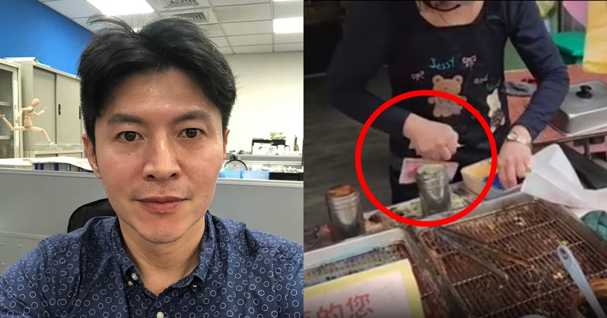 主持人謝曜州提出不同觀點，認為別那麼篤定老闆娘就是「慣竊老千」。（翻攝自TVBS國民大會臉書、Dcard）