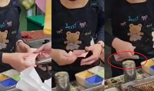 宜蘭礁溪一間蔥多餅老闆娘被控訴結帳不老實。（翻攝自Dcard）