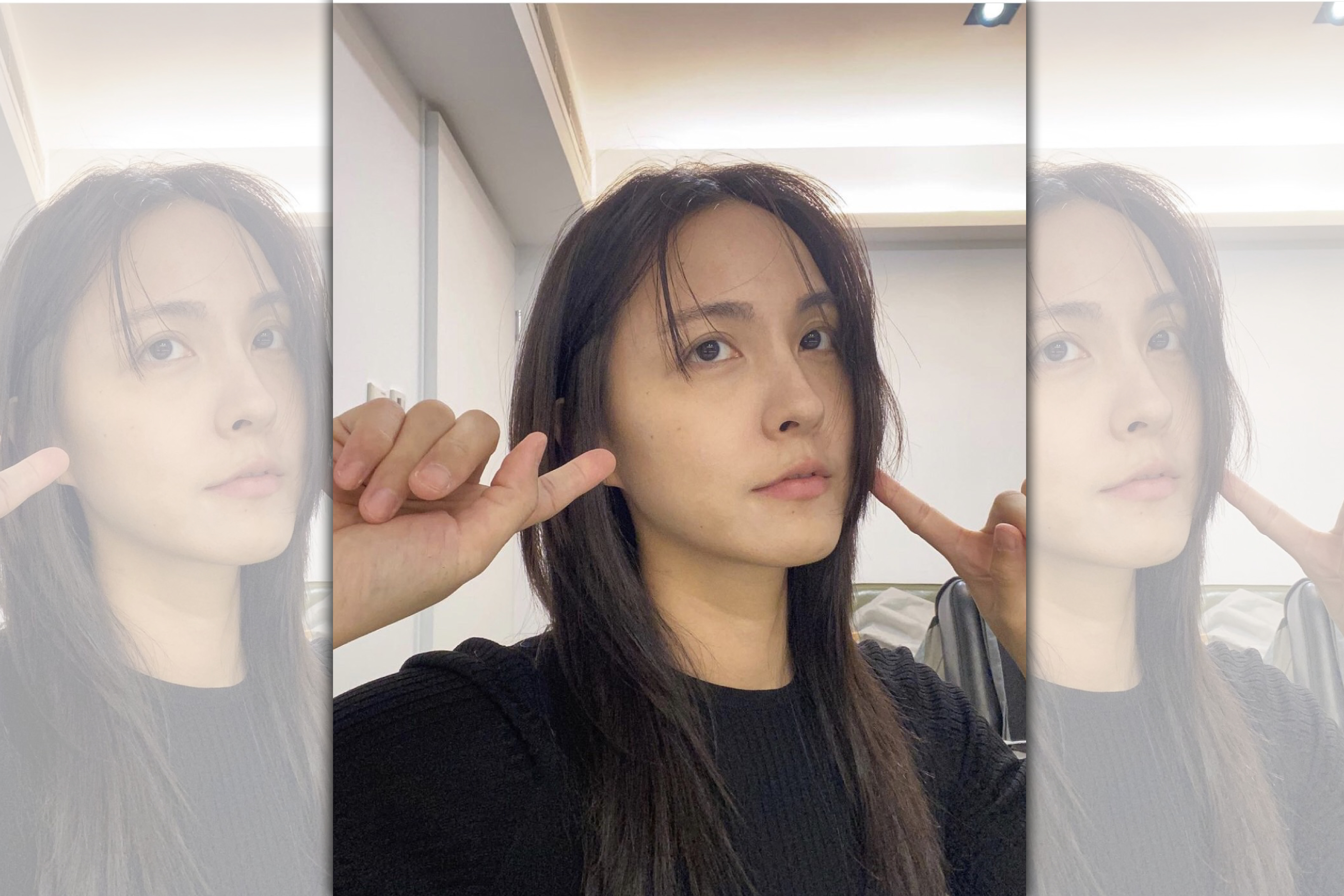 魏蔓於社群平台臉書於IG曬出數張自拍照，透露自己進入輕斷食第6天太開心了。（翻攝自魏蔓IG）