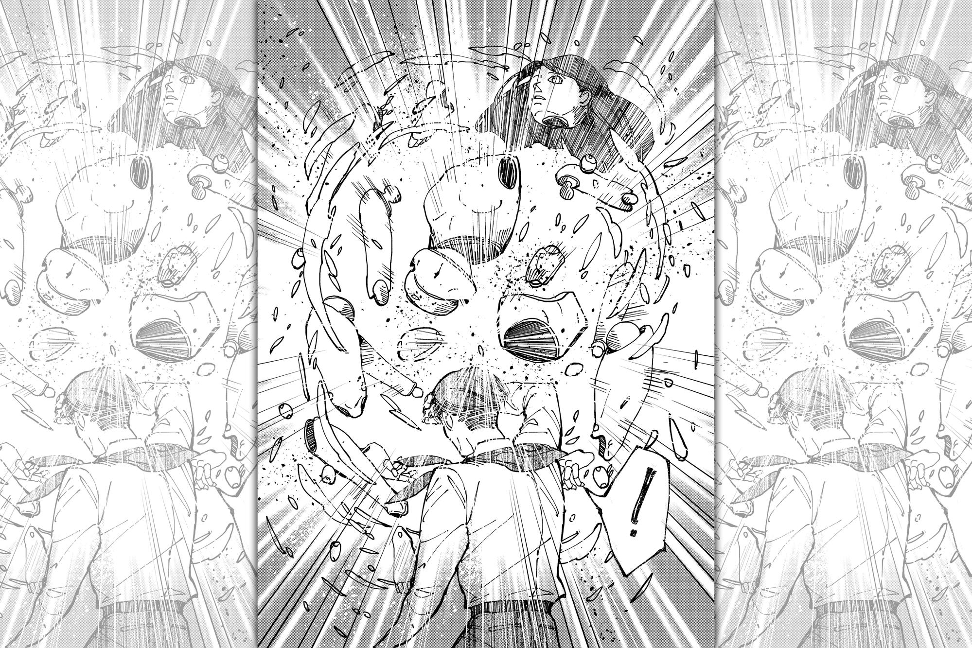 《餵貓的女孩》有不少諮商場景，並以具視覺張力的漫畫手法呈現「解離」。（目宿媒體提供）