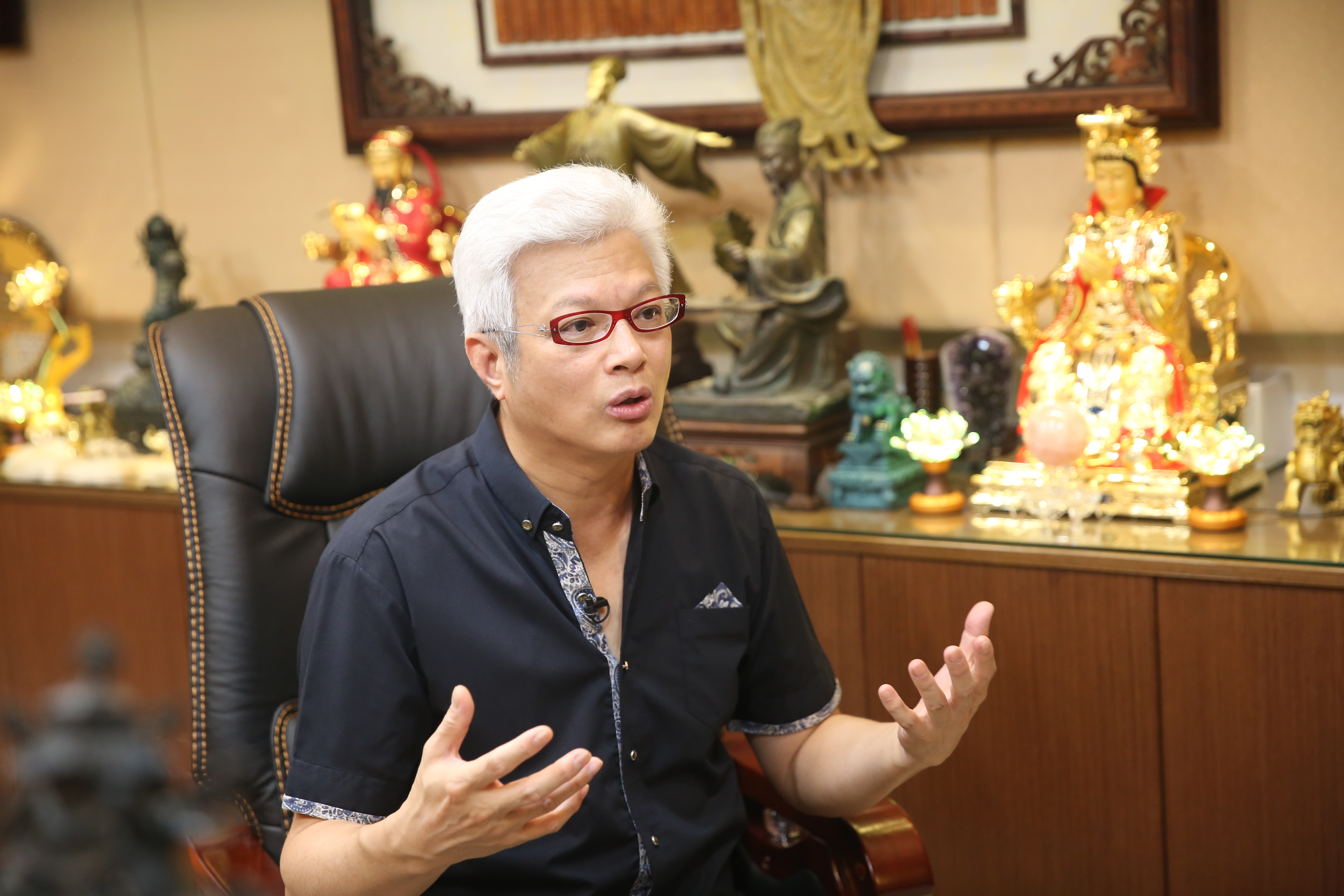 蔡上機近日遇到有人將他的照片，移轉至相同署名帳號的狀況，並利用他的照片到處發私訊。（本刊資料照）