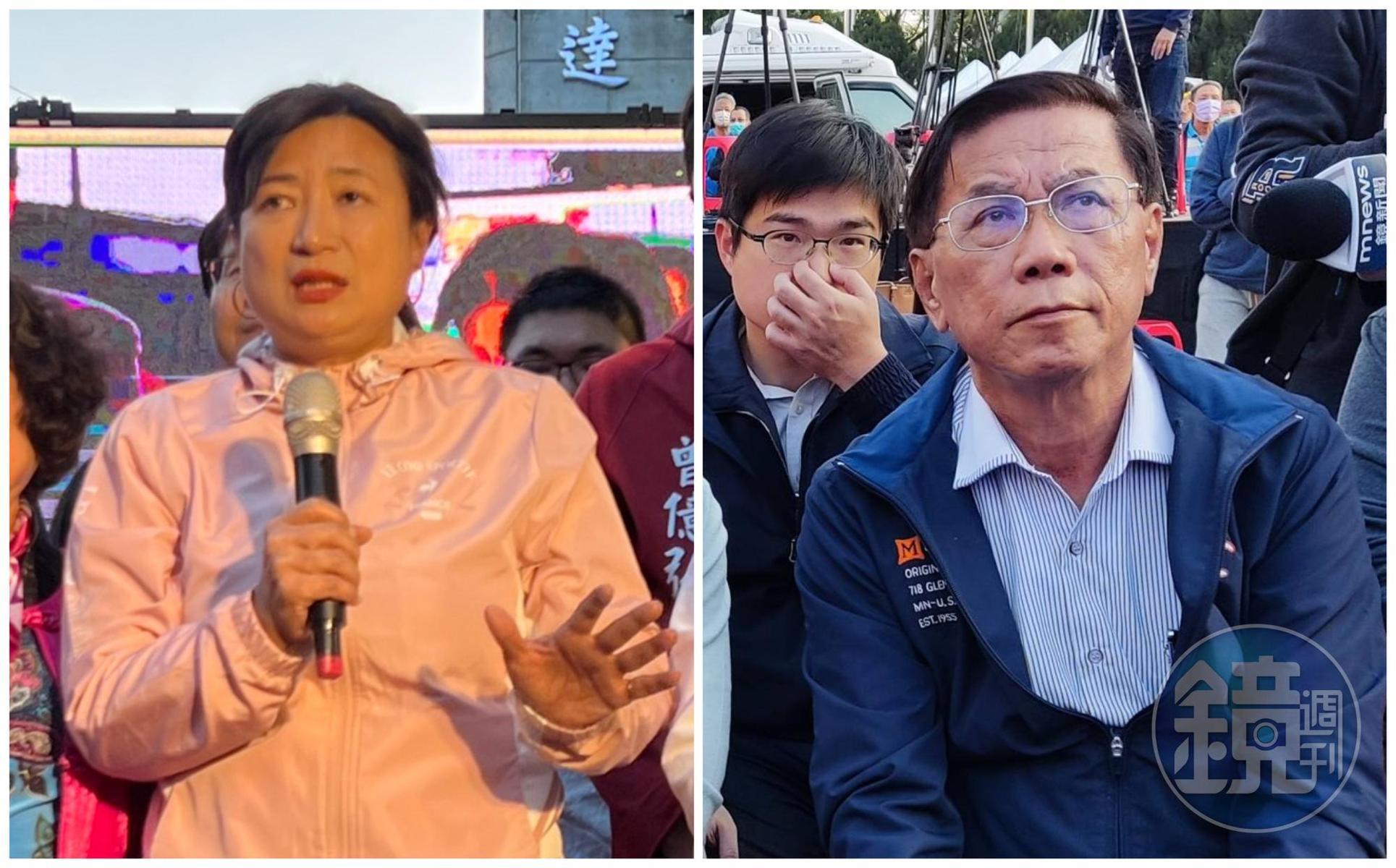 南投第二選區立委補選，民進黨蔡培慧（左圖）與國民黨林明湊（右圖）對決。