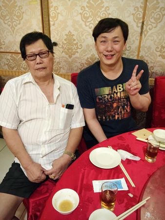 蕭煌奇父親過世，幸好見到最後一面。（翻攝自臉書）
