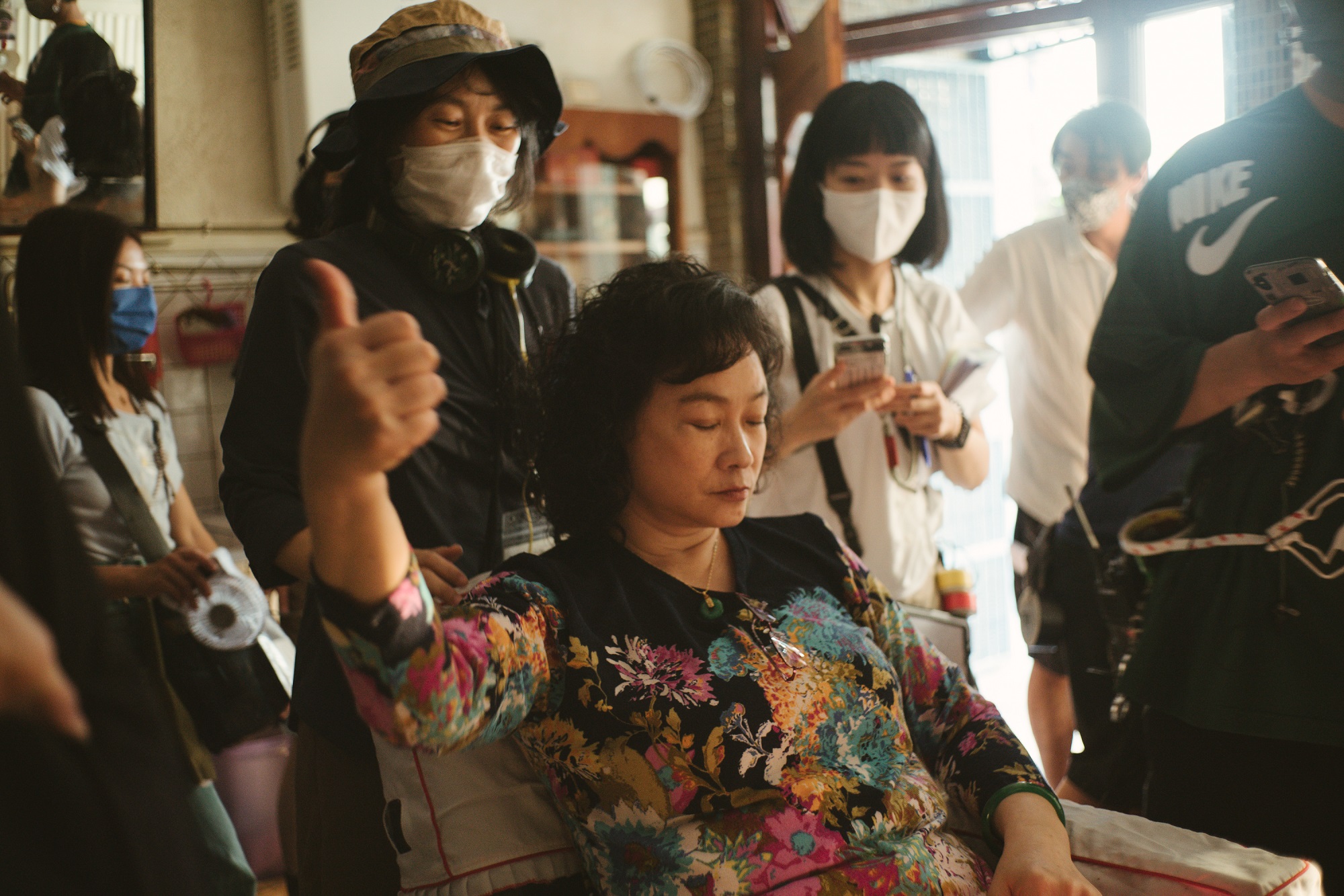 陸小芬被《本日公休》劇本點燃熱情，息影20年復出影壇。（威視電影提供）