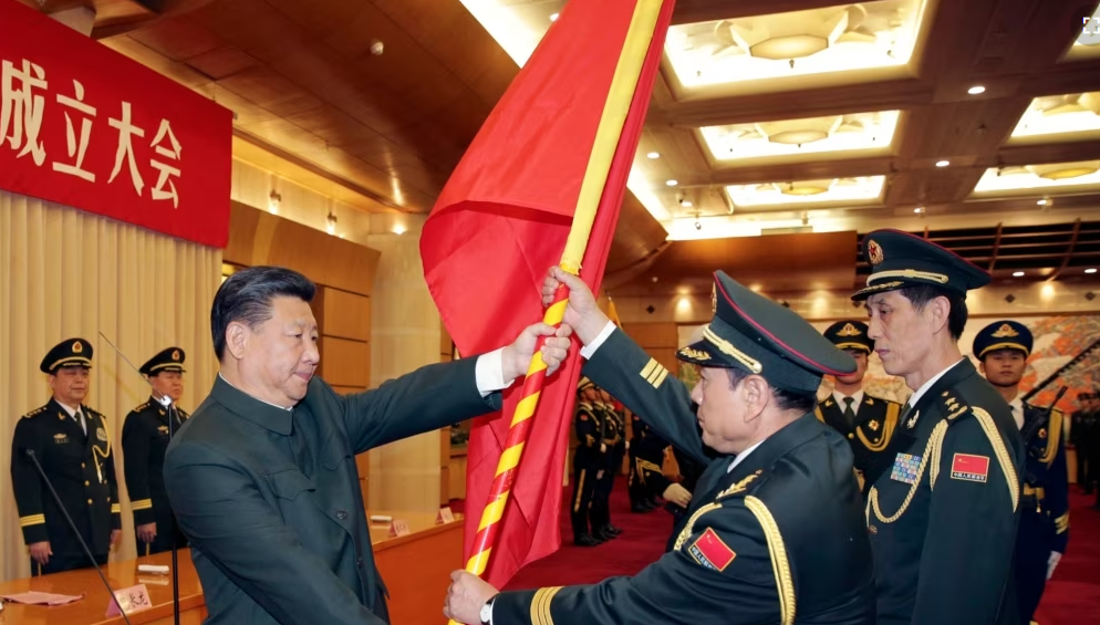 中國軍費增幅7.2%，廣設動員辦公室要攻台？日本緊張「關注兩岸發展」。（翻自《美國之音》）