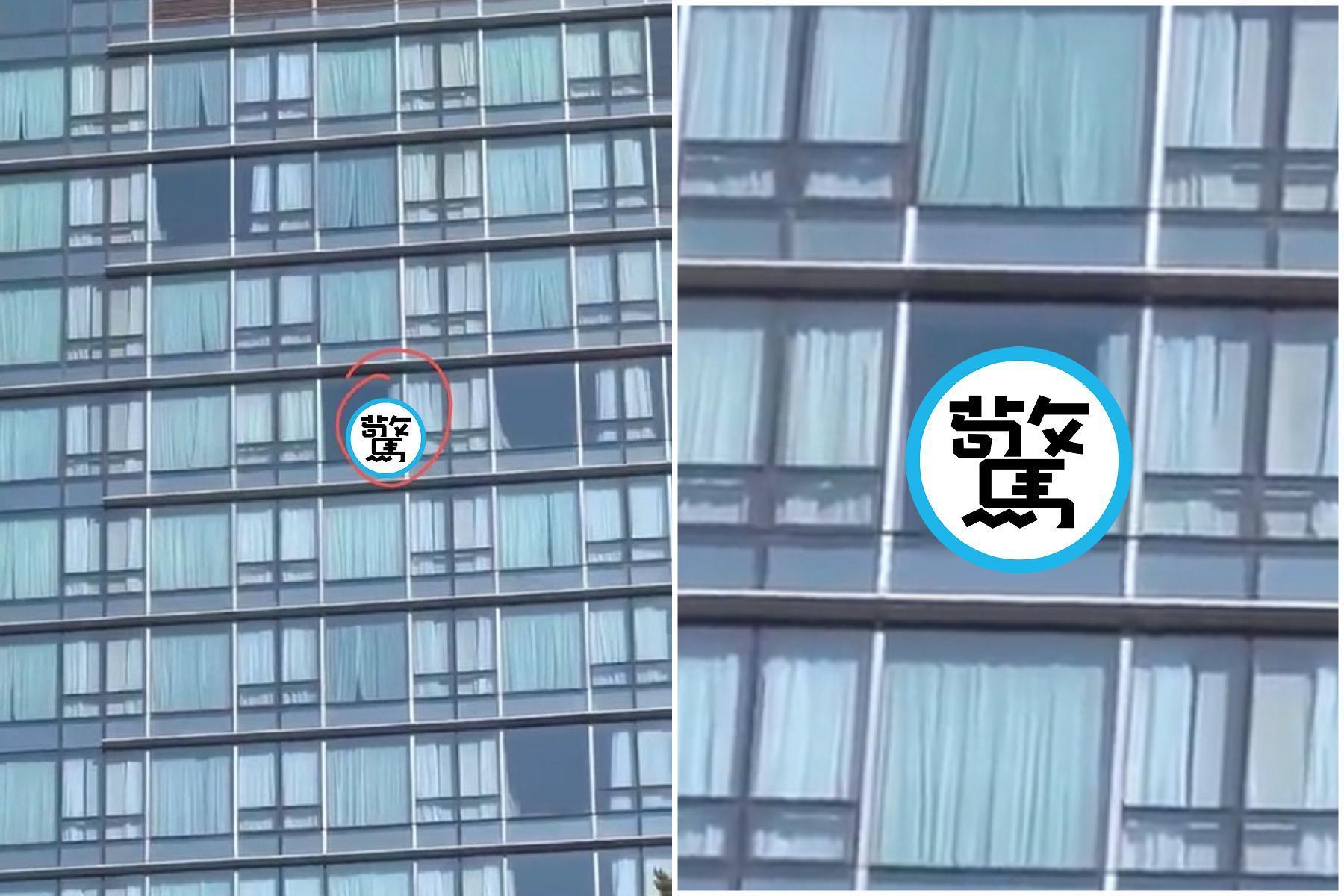 落地窗皮影戲！情侶不怕眾人圍觀活春宮，無恥辱越做越嗨。（翻自推特）