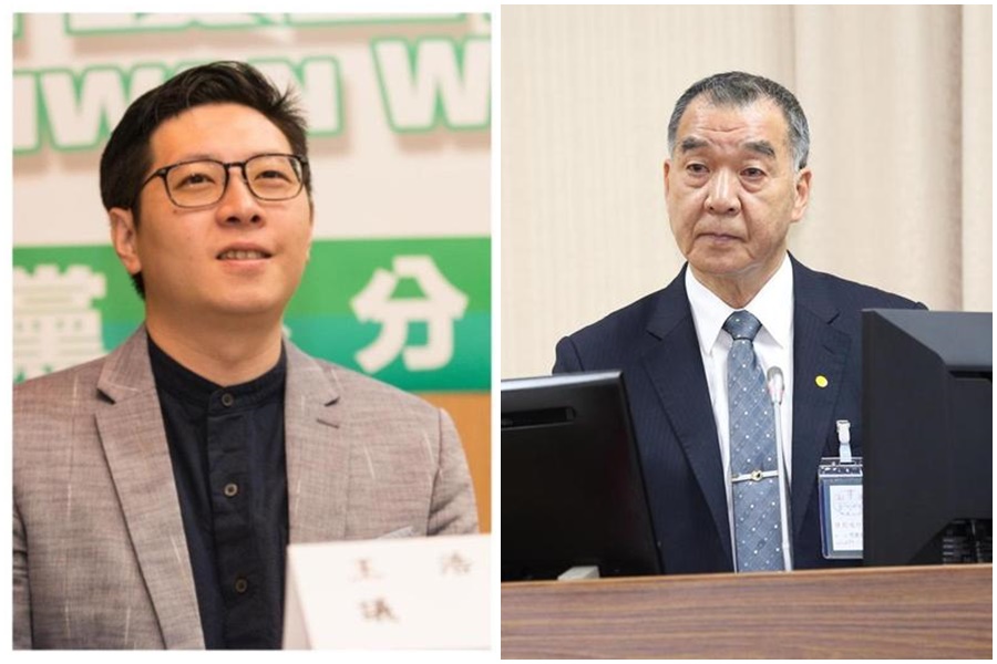 馬祖國軍驚傳缺肉只吃罐頭，還流出求救照，邱國正（右）公開道歉後，王浩宇（左）在臉書分析「被操作的機率很高」。（本刊資料照）