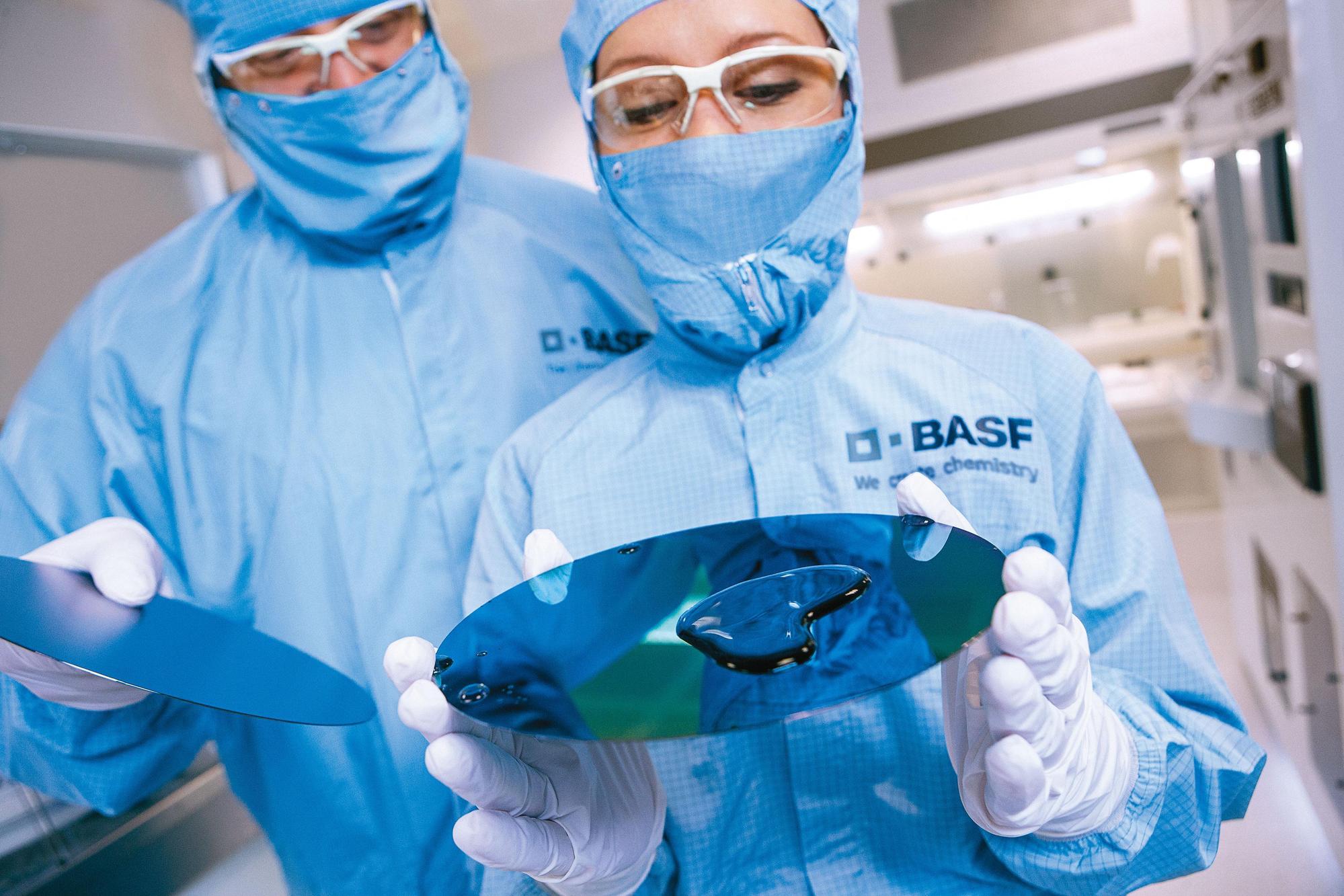 台灣半導體關鍵材料有近9成來自巴斯夫(BASF)等外商,為強化供應鏈韌性,台灣材料廠商被寄予厚望。(BASF提供)