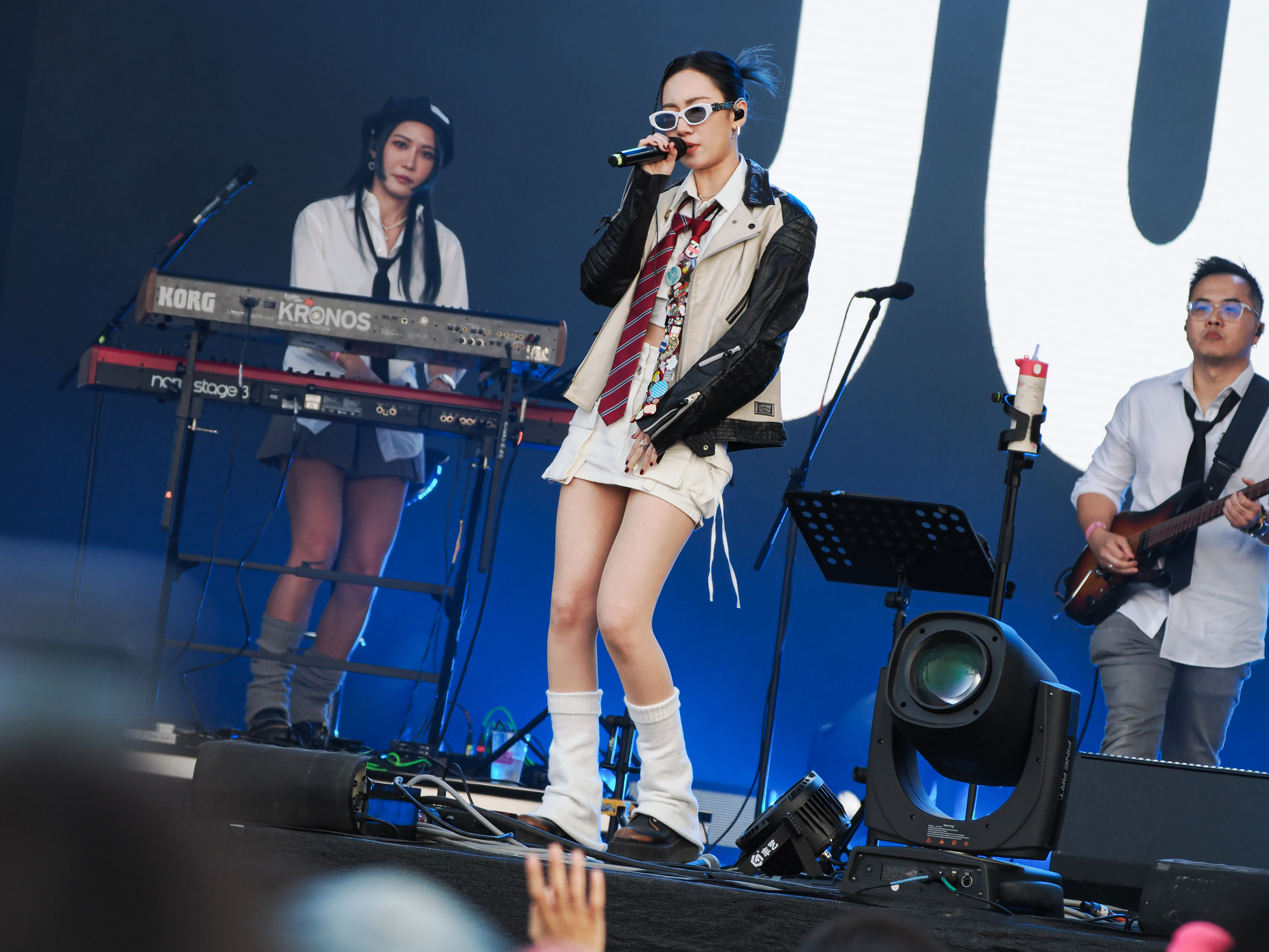 吳卓源（Julia Wu）3月5日受邀至香港最具標誌性音樂節Clockenflap演出。（華風數位提供）