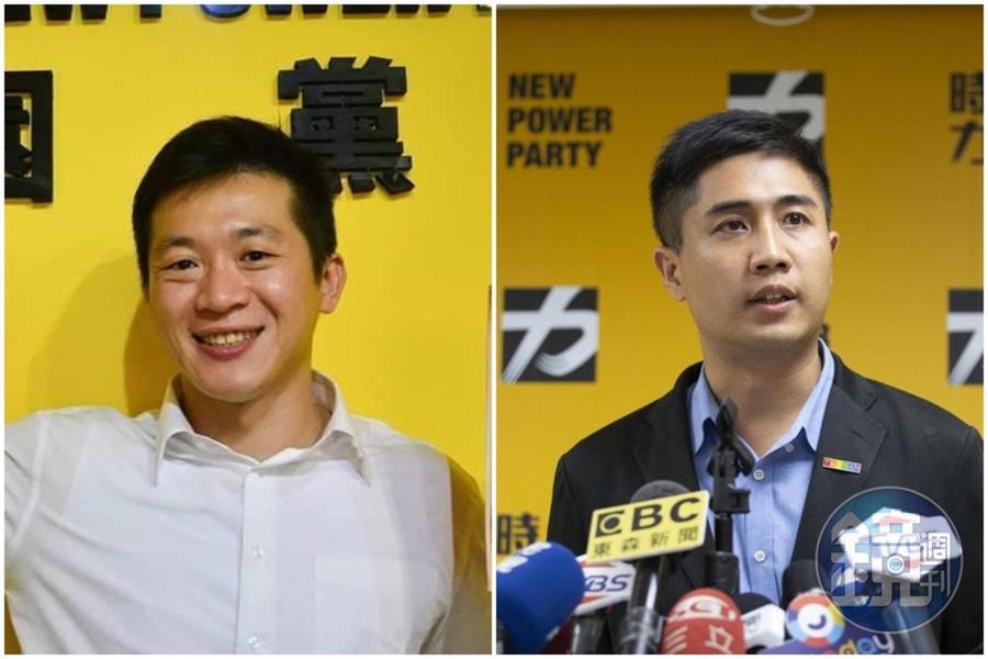 時代力量公布新人事名單,李兆立(右)改任黨祕書長、簡智翔(左)擔任黨副祕書長。(左圖翻攝自桃園市議員臉書,右圖本刊資料照)