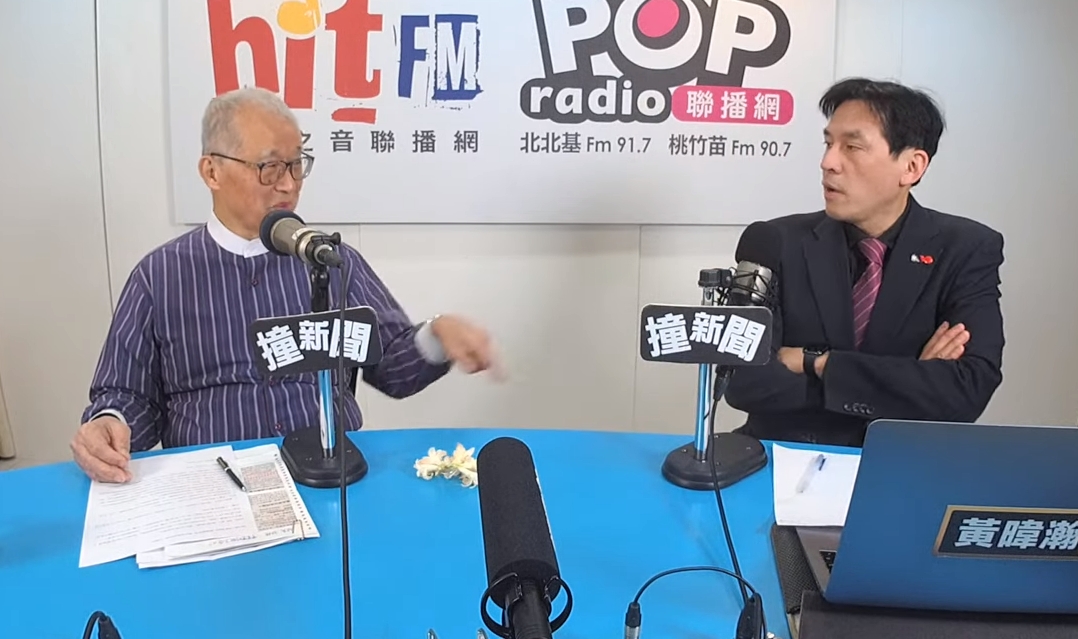 王建煊宣布要以無黨籍身分參選2024總統大選。（翻攝自POP Radio聯播網 官方頻道 YouTube）