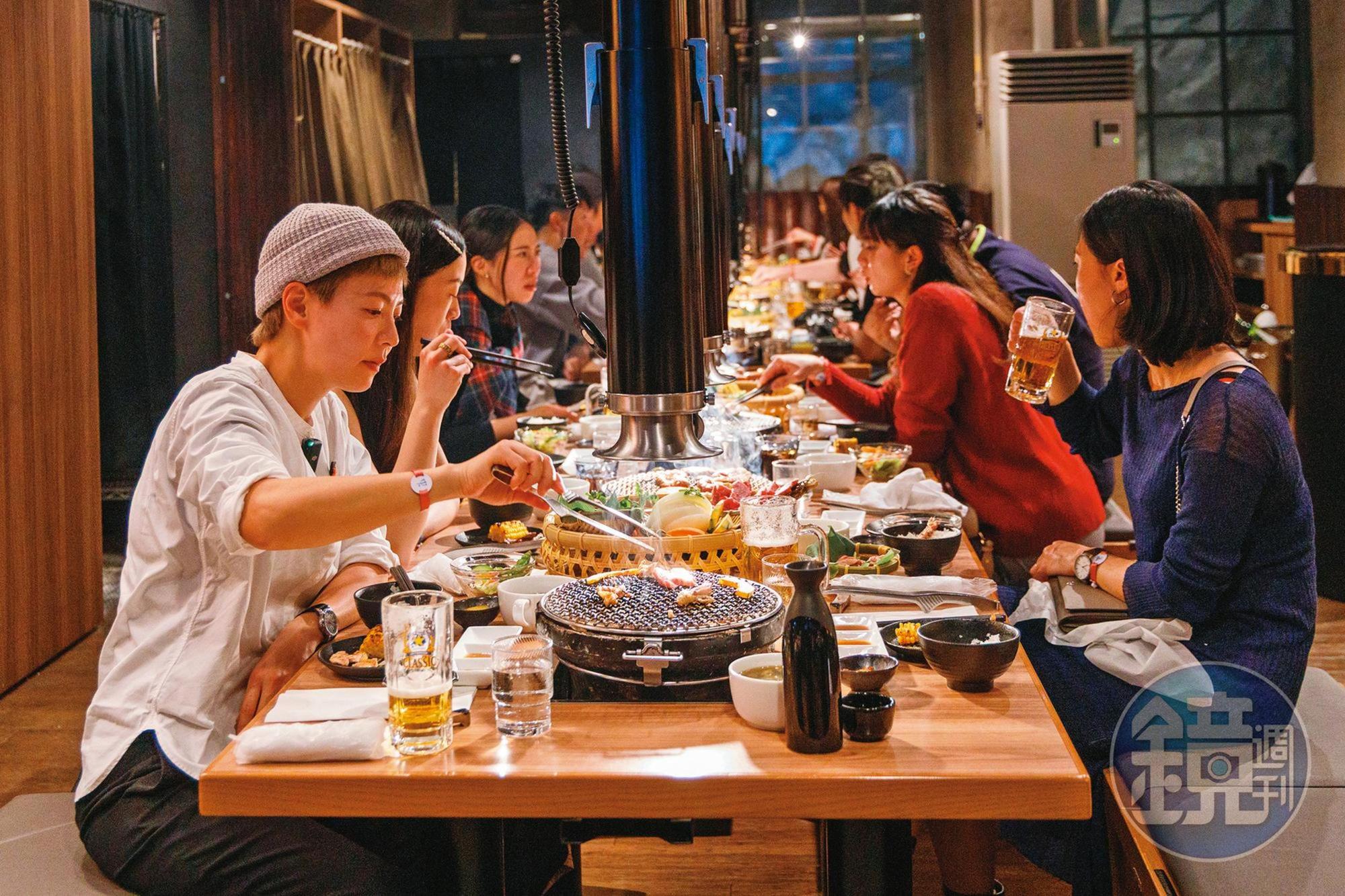 若想換換口味,充滿日式氛圍的燒肉餐廳「The Kaen」是不錯的選擇。