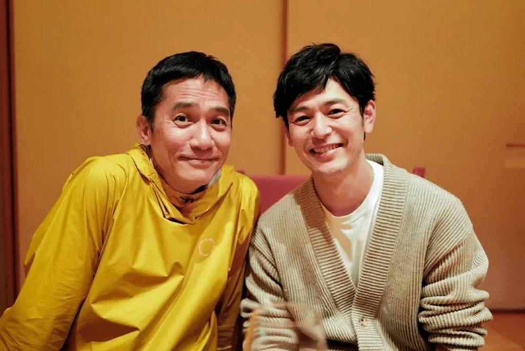 去年妻夫木聰也曾貼出和梁朝偉的合照。（翻攝自IG)