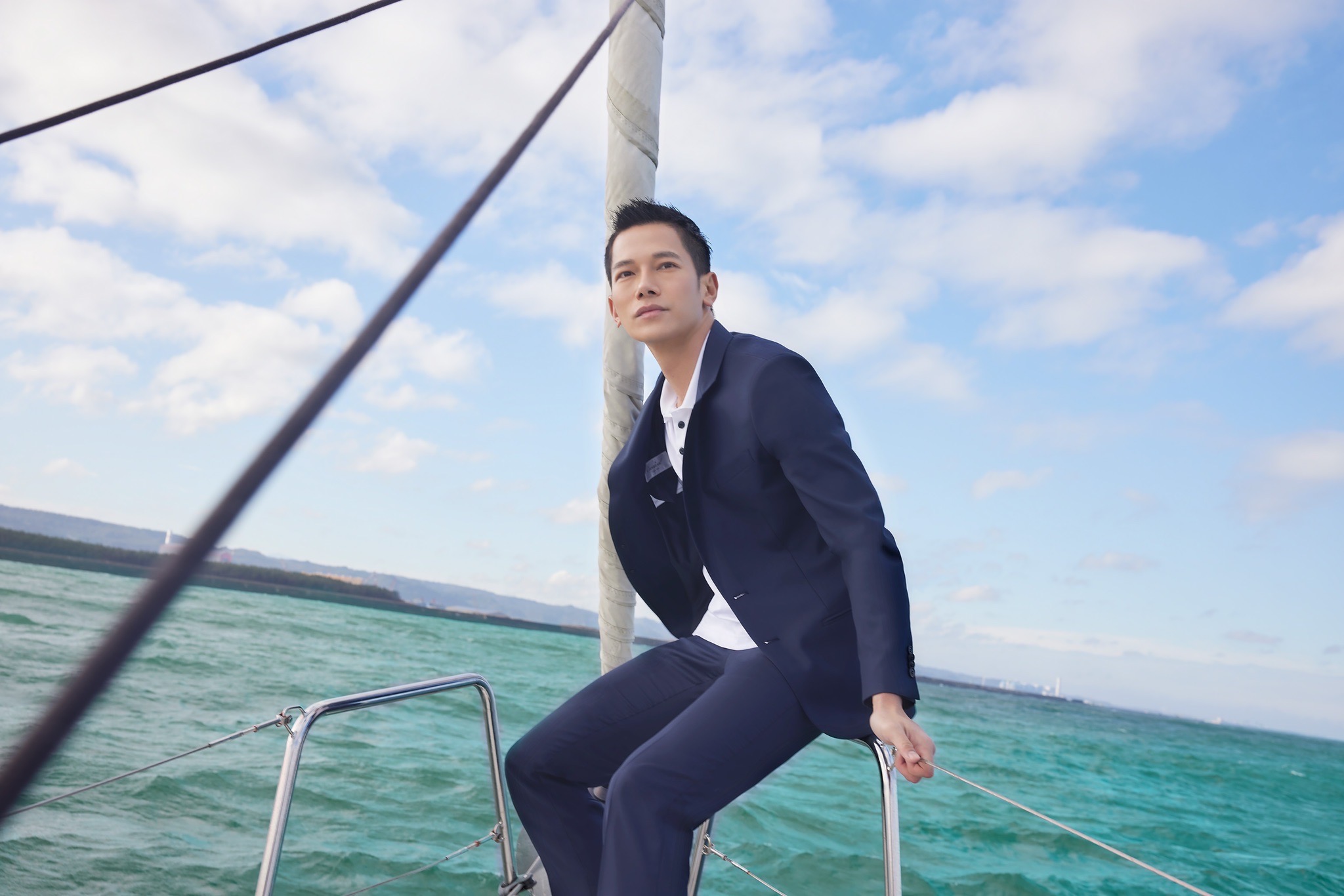 梁瀚名接下西服品牌代言。（嘉裕西服提供）