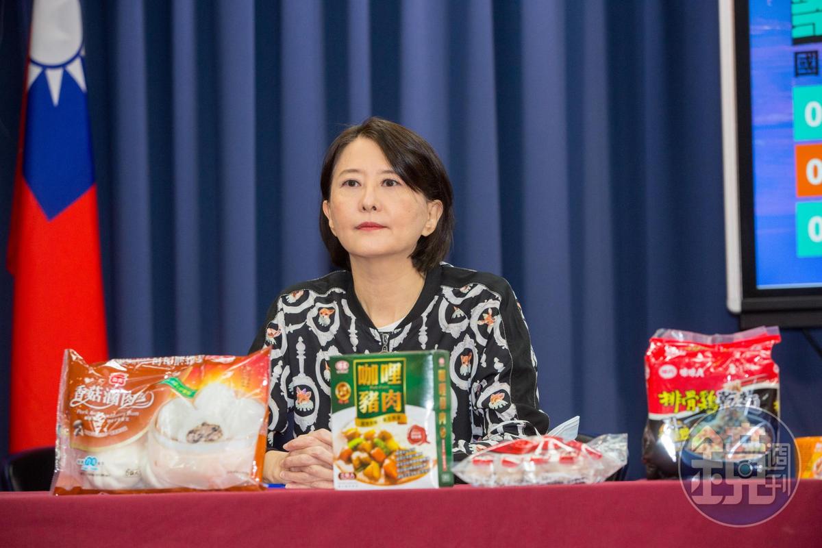 王鴻薇（圖）質疑法務部稱一舉殲滅明仁會販毒組織，但明仁會卻在近日盛大舉辦春酒「這是不是自打嘴巴？」（本刊資料照）