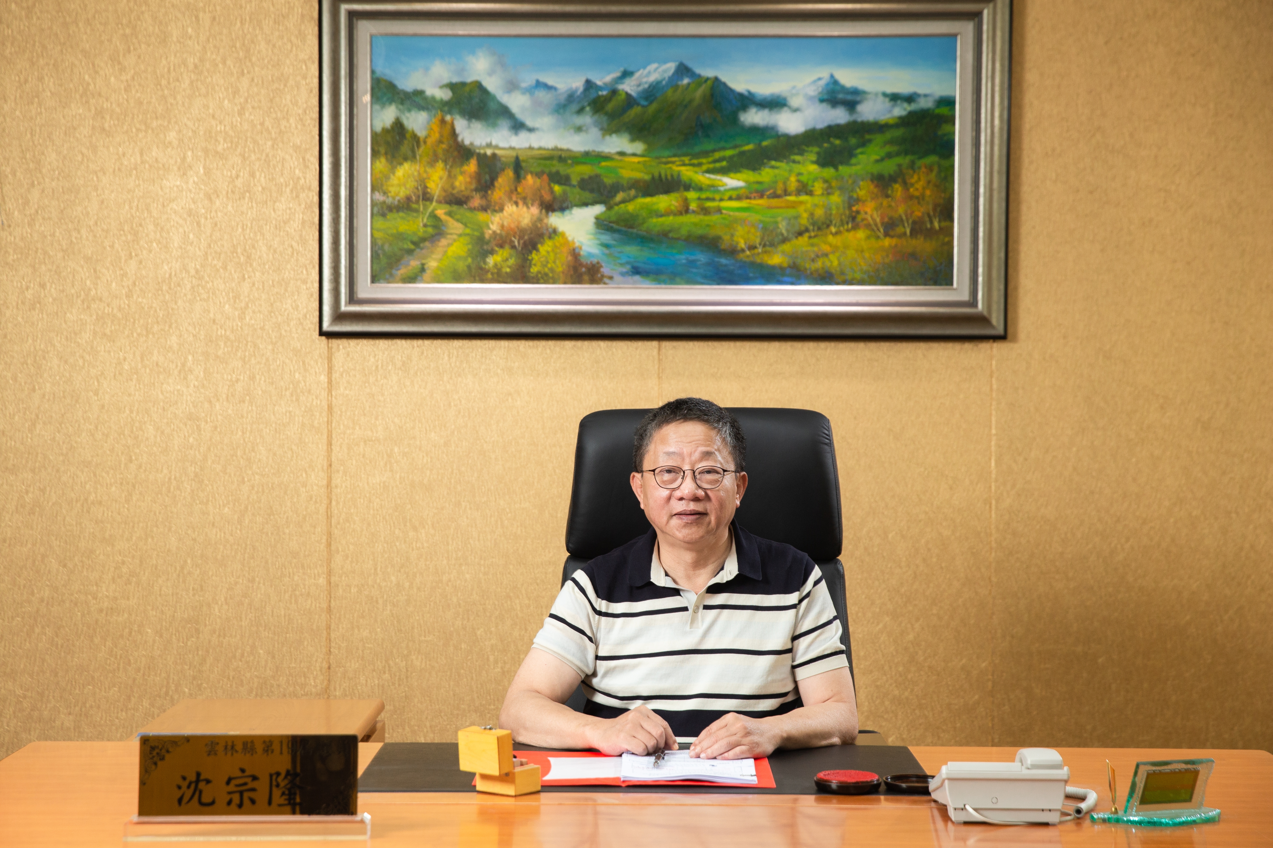 雲林縣議長沈宗隆涉入達德集團行賄案，今凌晨以200萬元交保。（翻攝自雲林縣政府）