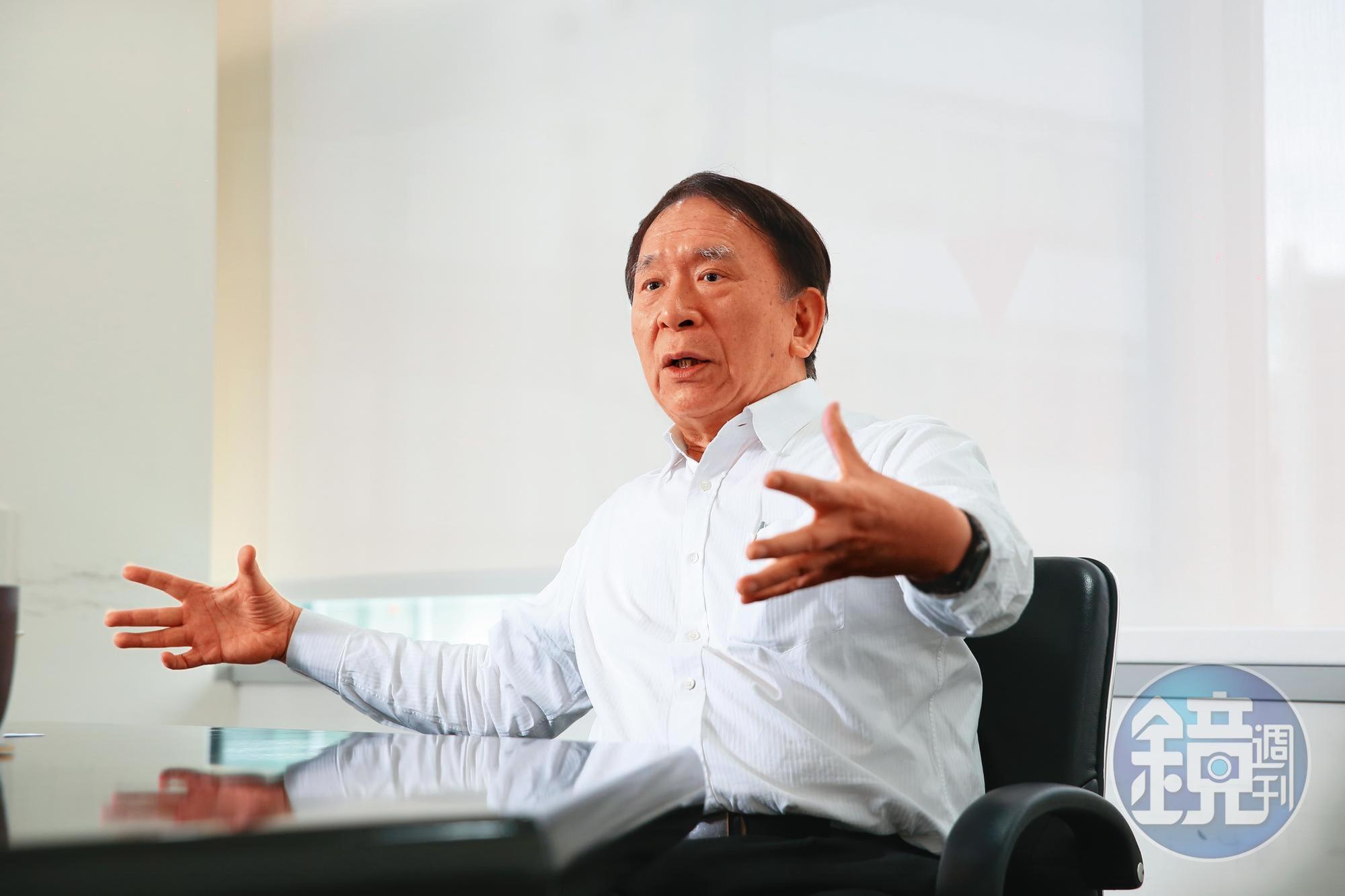 林榮錦效仿股神巴菲特，操盤晟德集團第三次轉型，誓言靠現金流超前部署新技術產業。