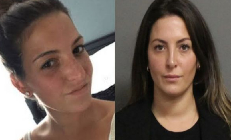 美國學生餐廳女員工羅薩福特遭控色誘未成年男學生發生車震遭捕。（翻攝推特@Hola40004466）