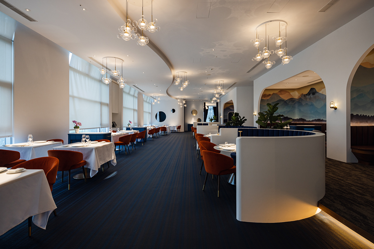 「archi藝廚」是高級義式海鮮料理餐廳。(THE ARCHIPELAGO 凱渡廣場酒店提供)